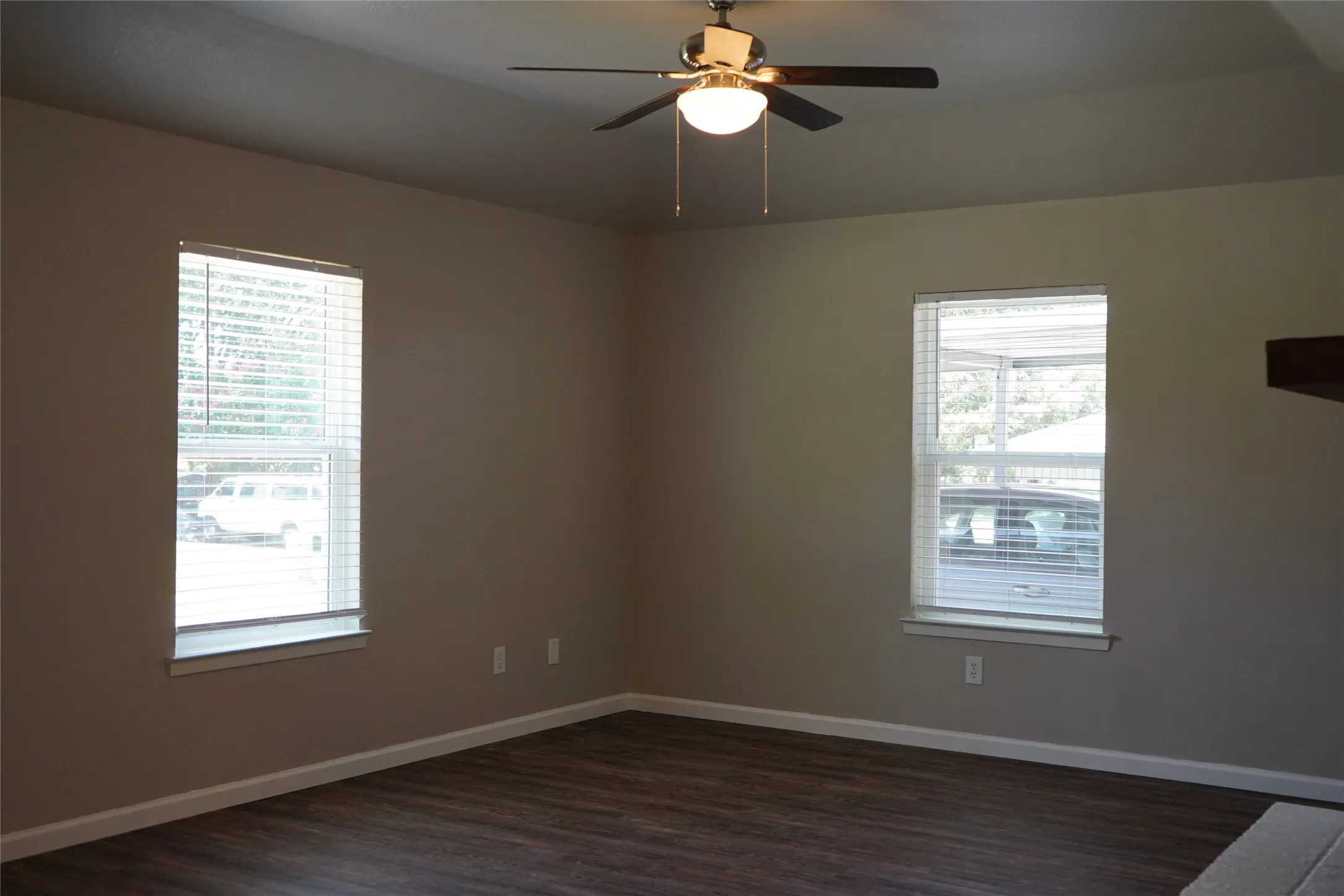 Lots of natural light