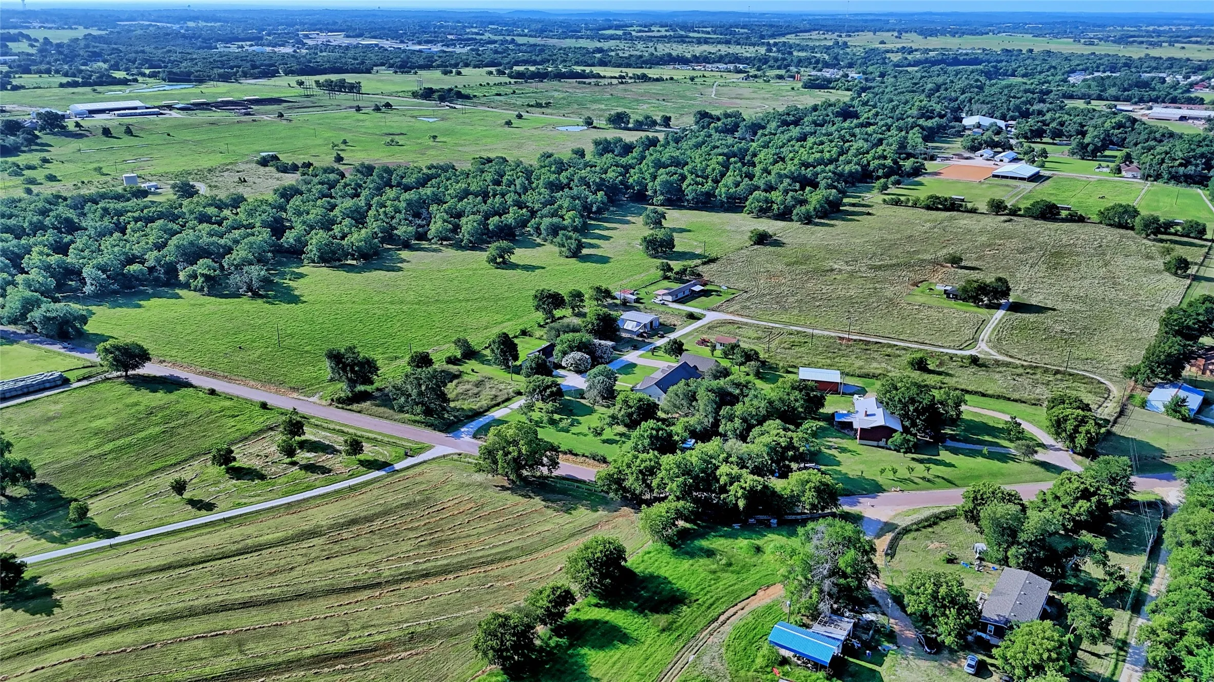 More aerial views of the community