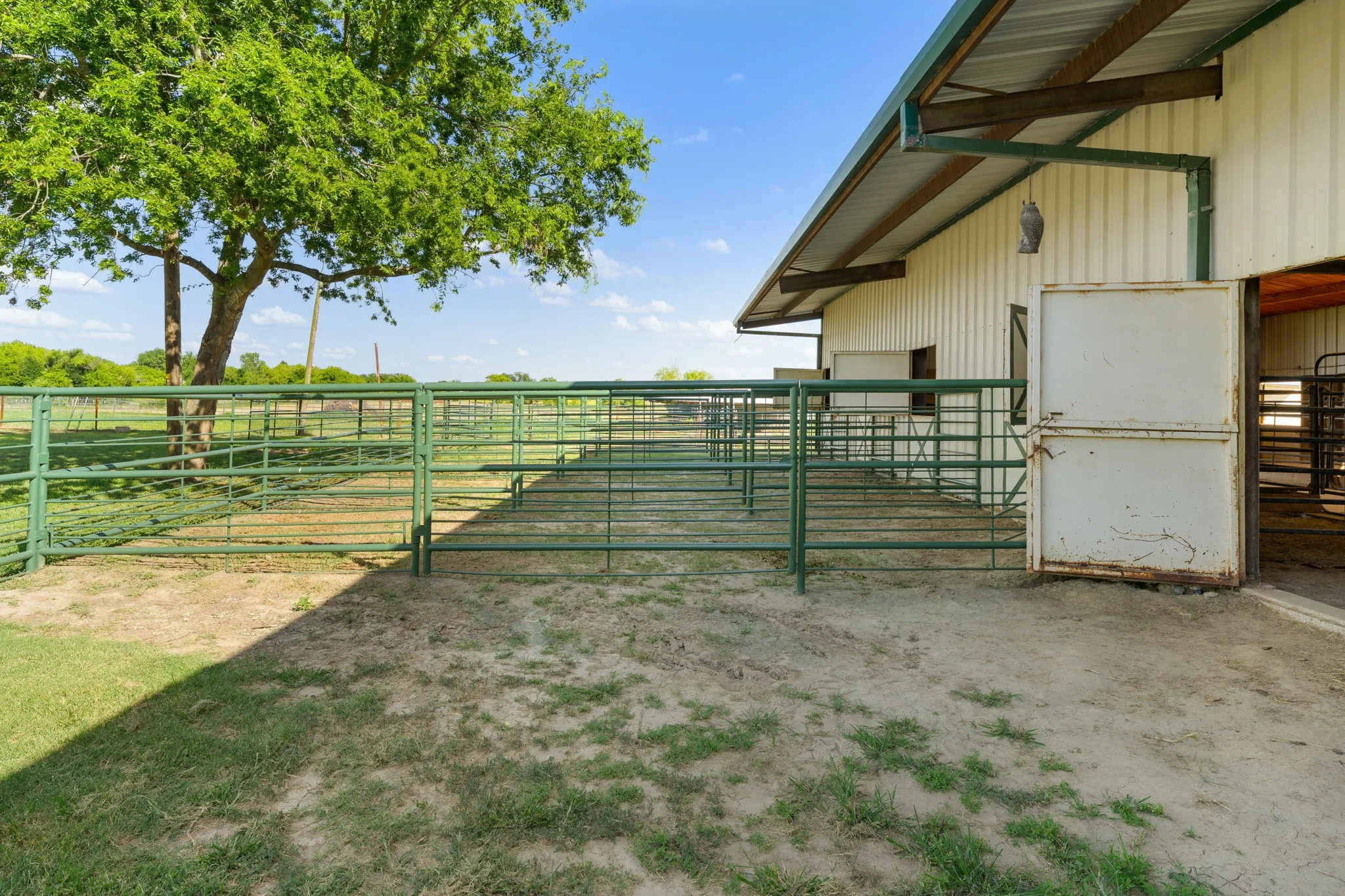 Run outs on side of barn