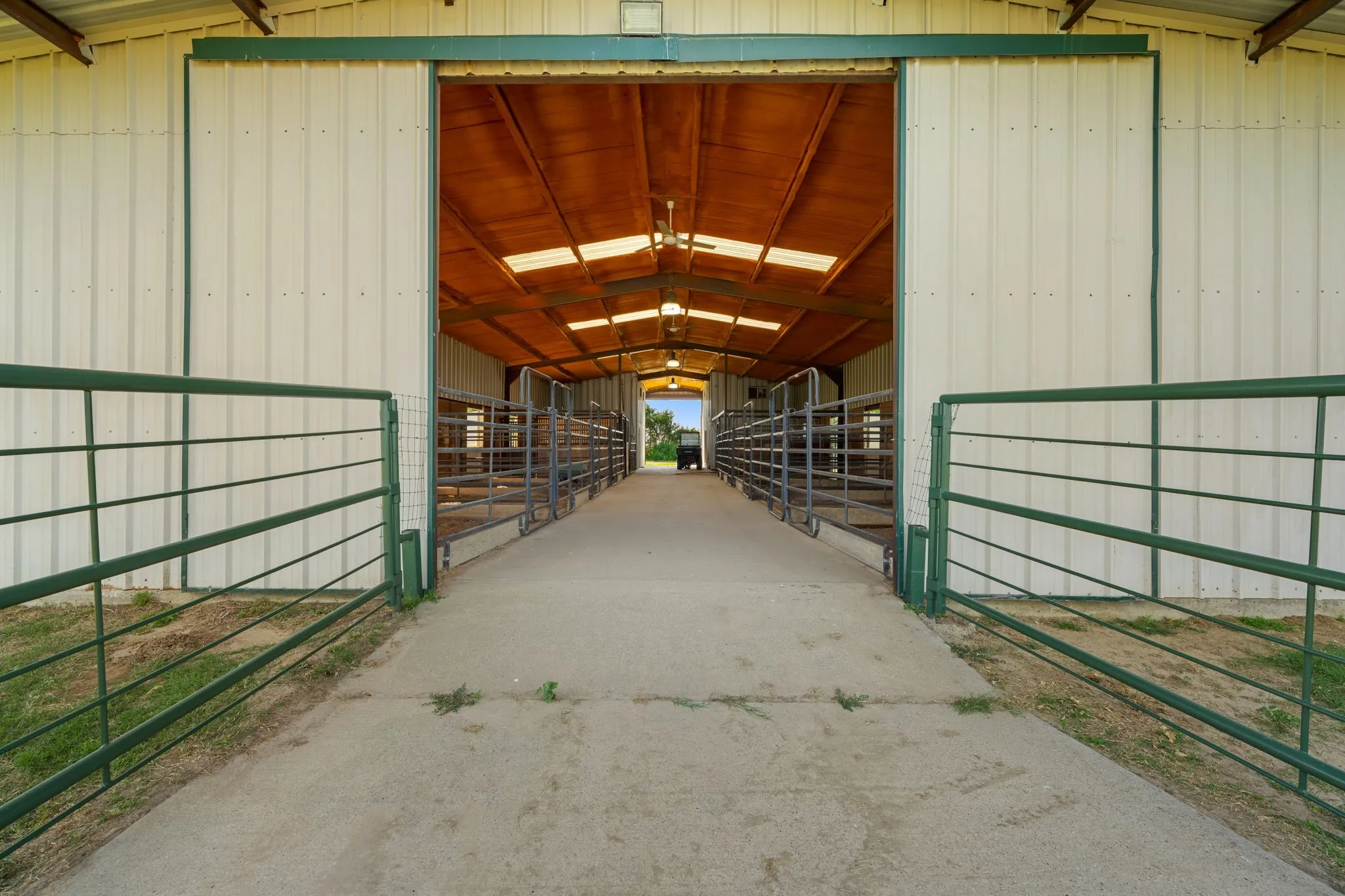 Back of barn