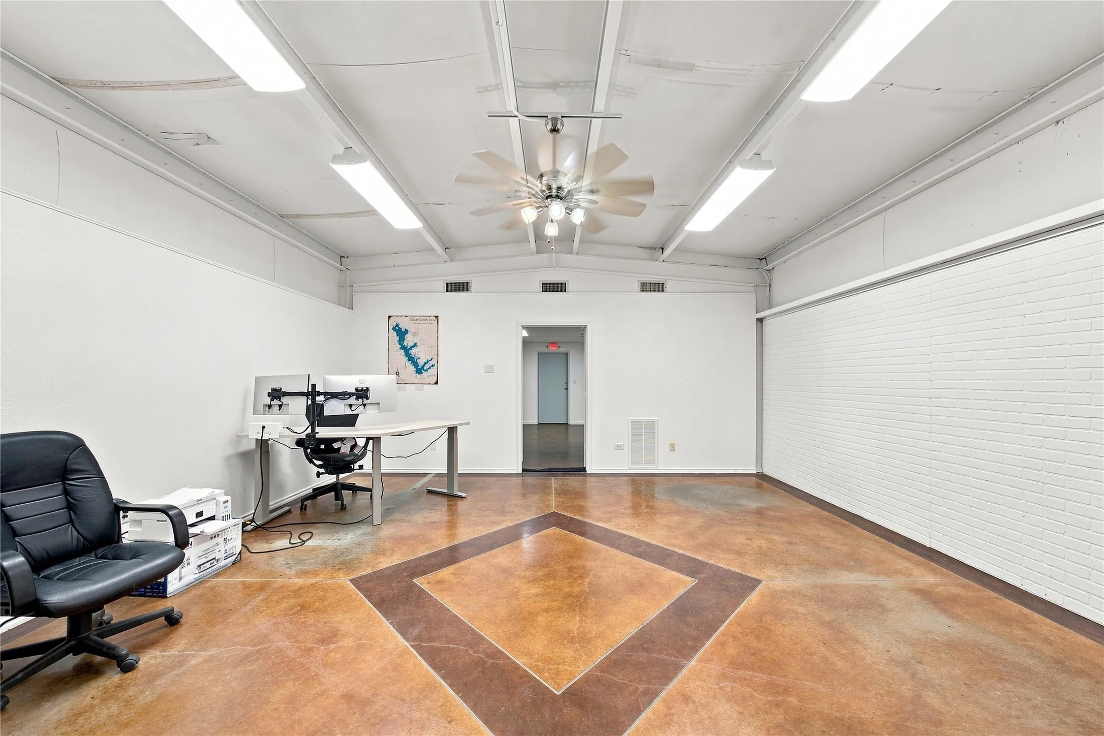 Entry into office area