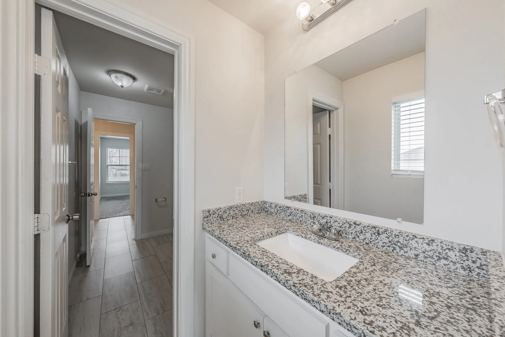 Each side had there own vanity with storage