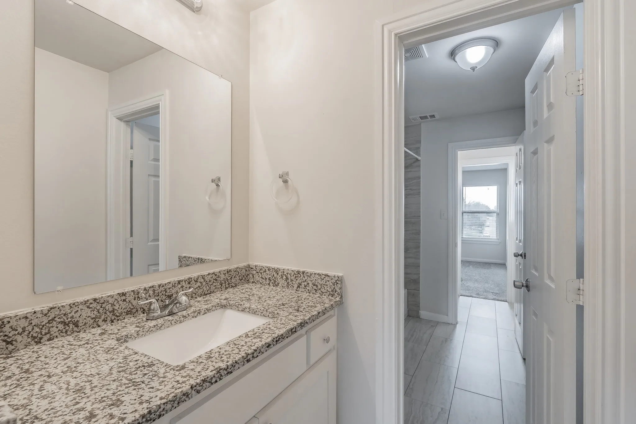 Jack and Jill bathroom , bedroom 2 and 3 has there own private entry from bedroom