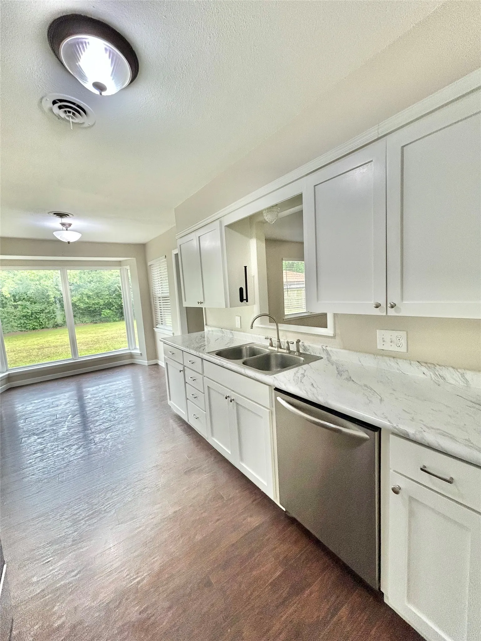 Kitchen View From Living Area