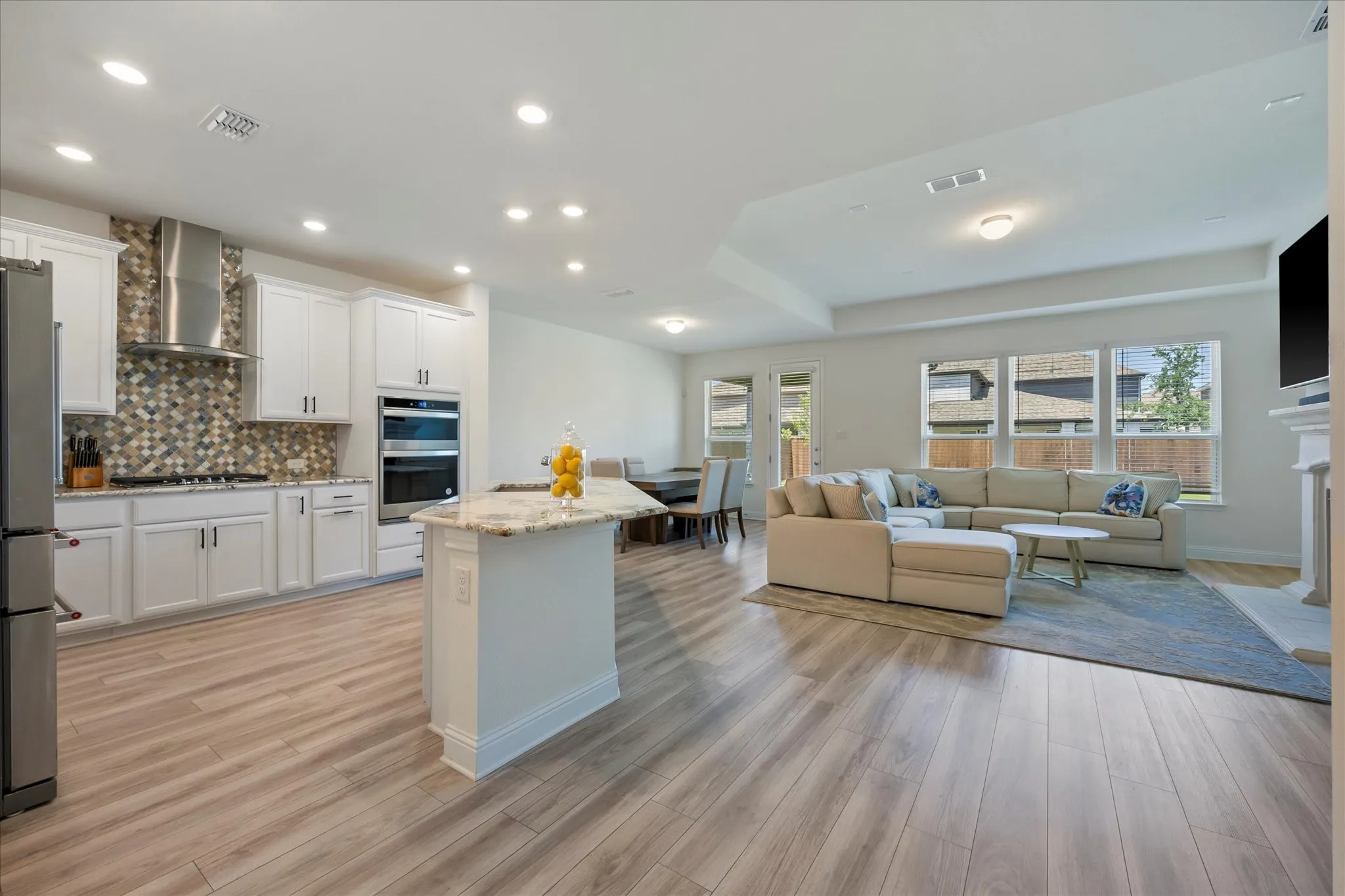 Open floor plan is a plus!