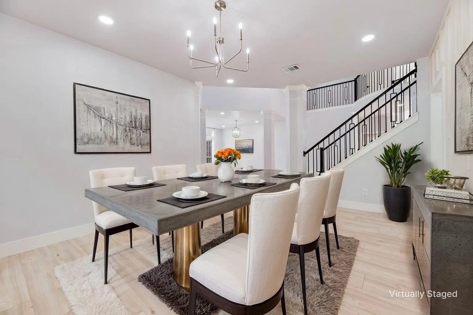 Stunning formal dining room