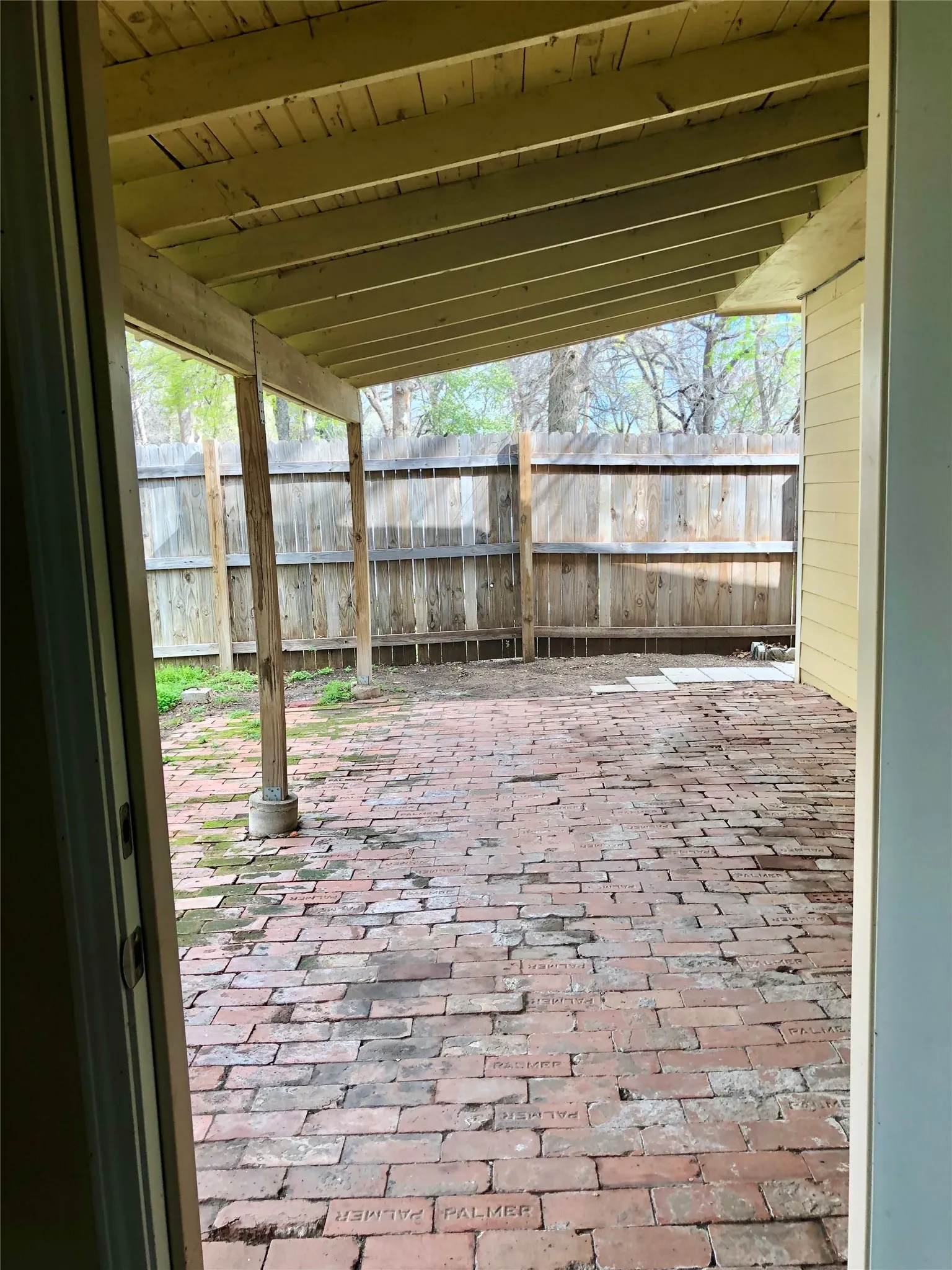 Covered patio