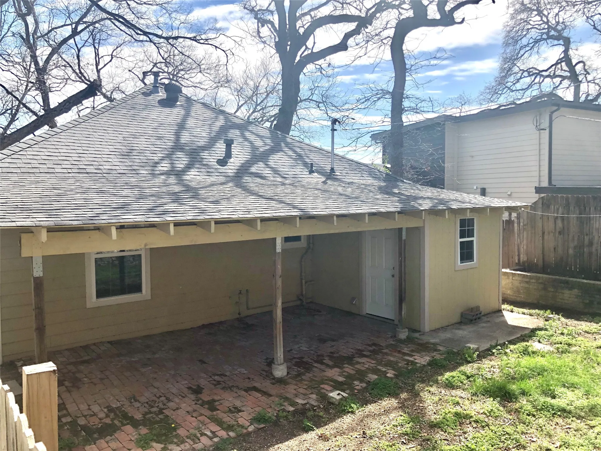 Covered patio