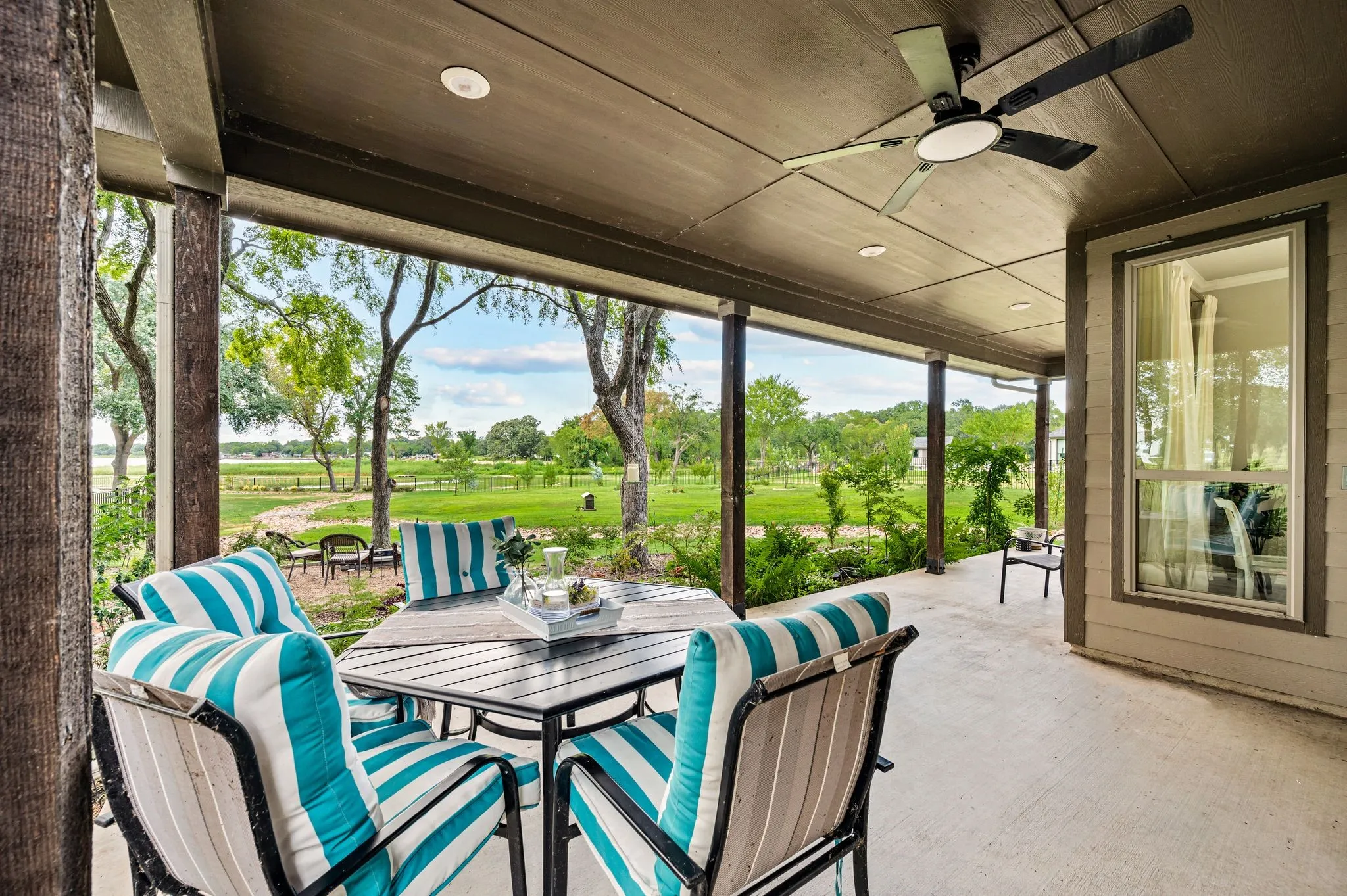 Covered patio