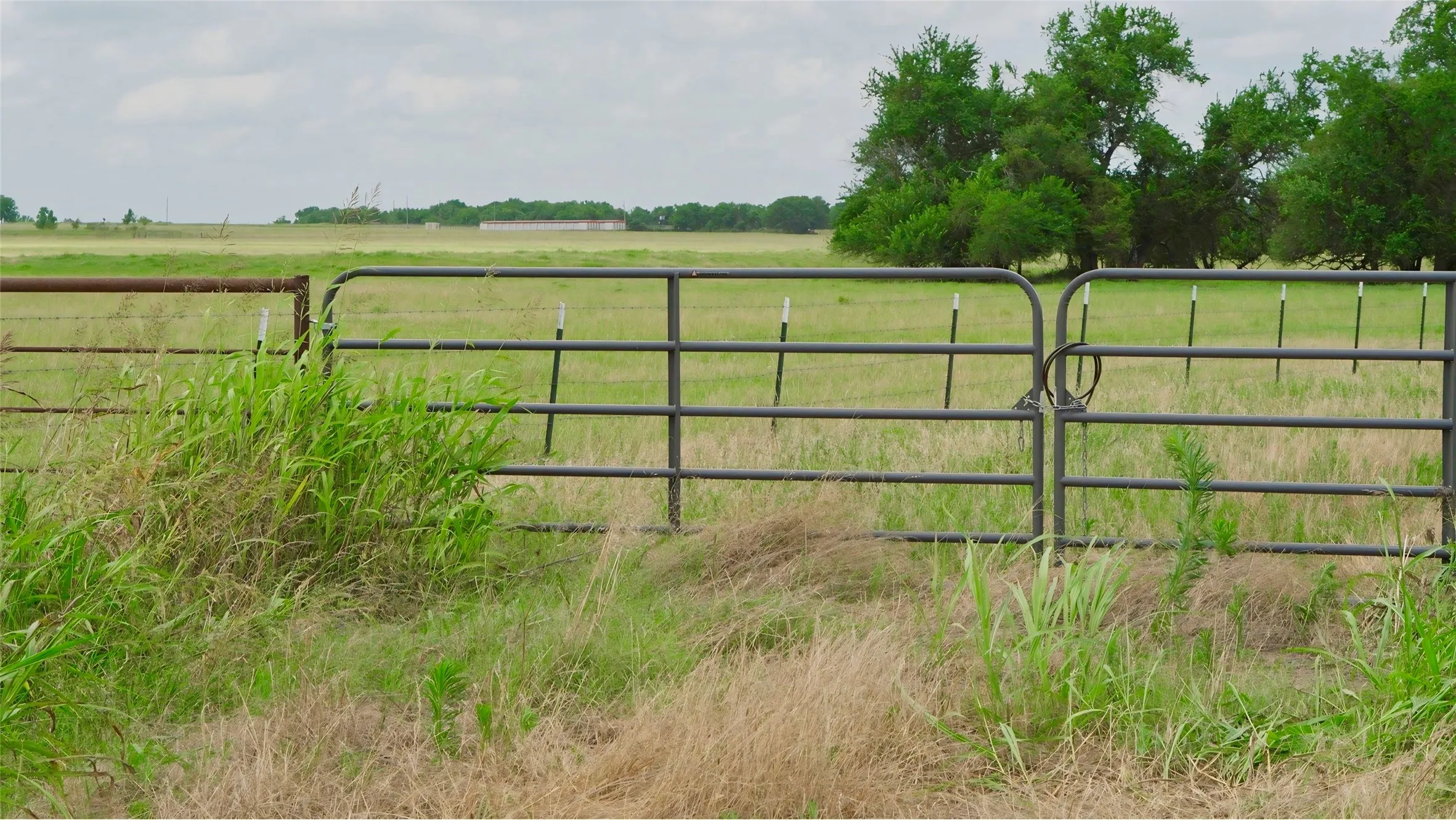 Gate featuring a rural view