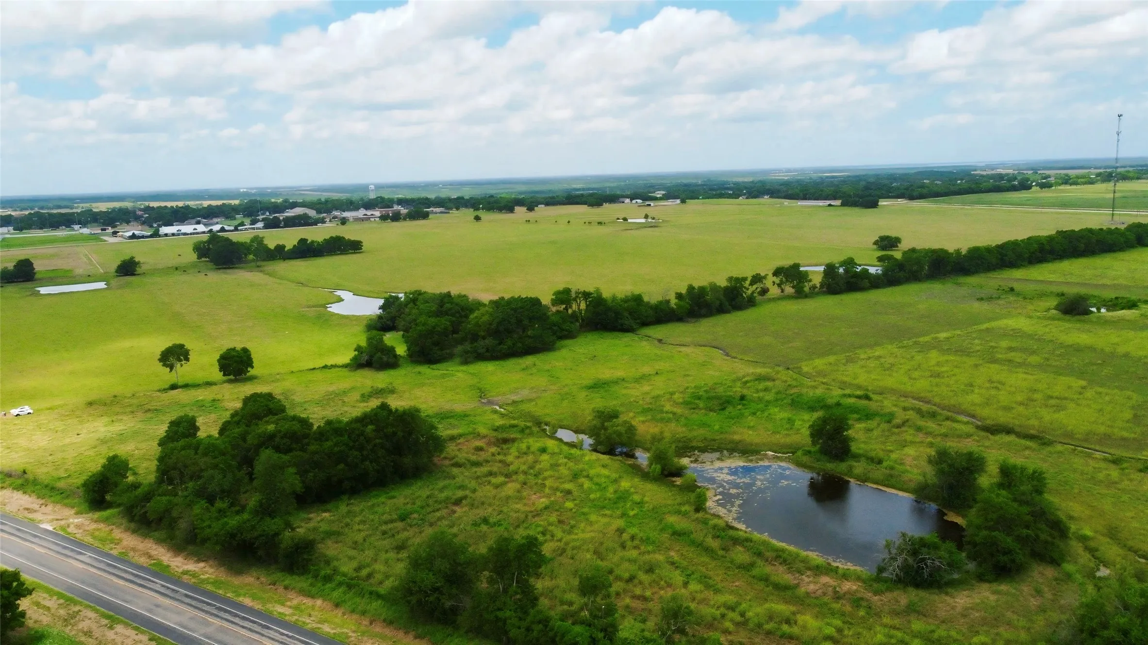 View of rural area featuring a large body of water