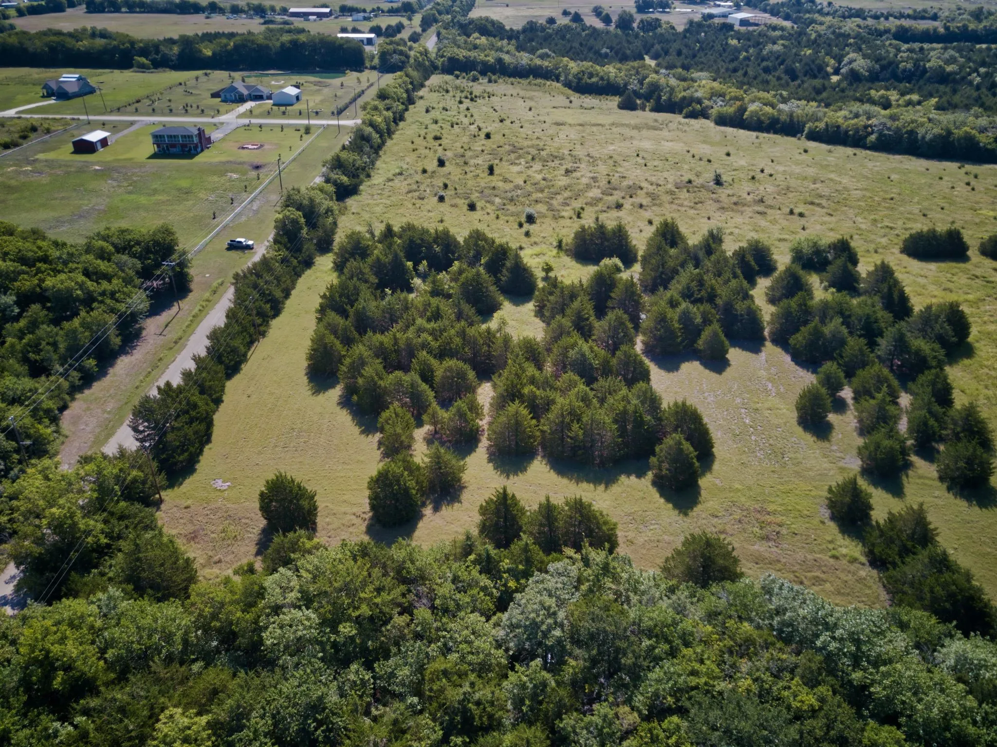 From west side looking over the tract.