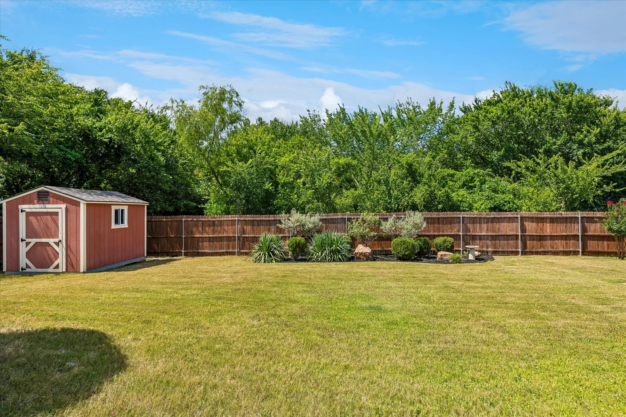 Greenspace behind your new home