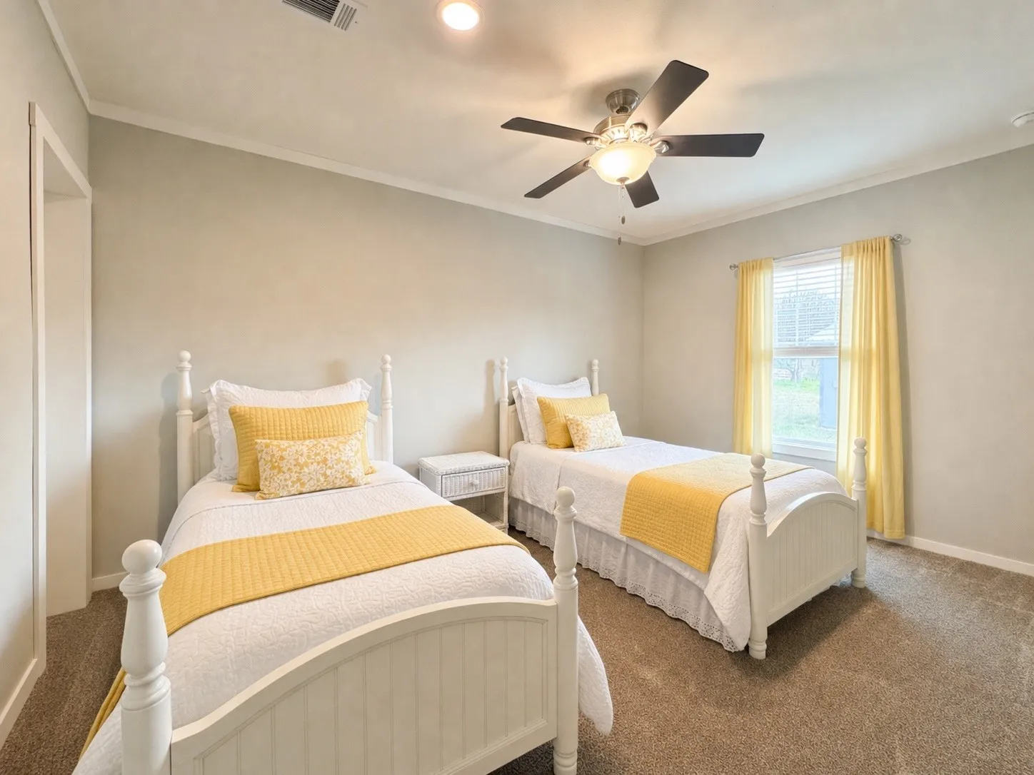 Secondary bedroom, all rooms have been virtually staged.