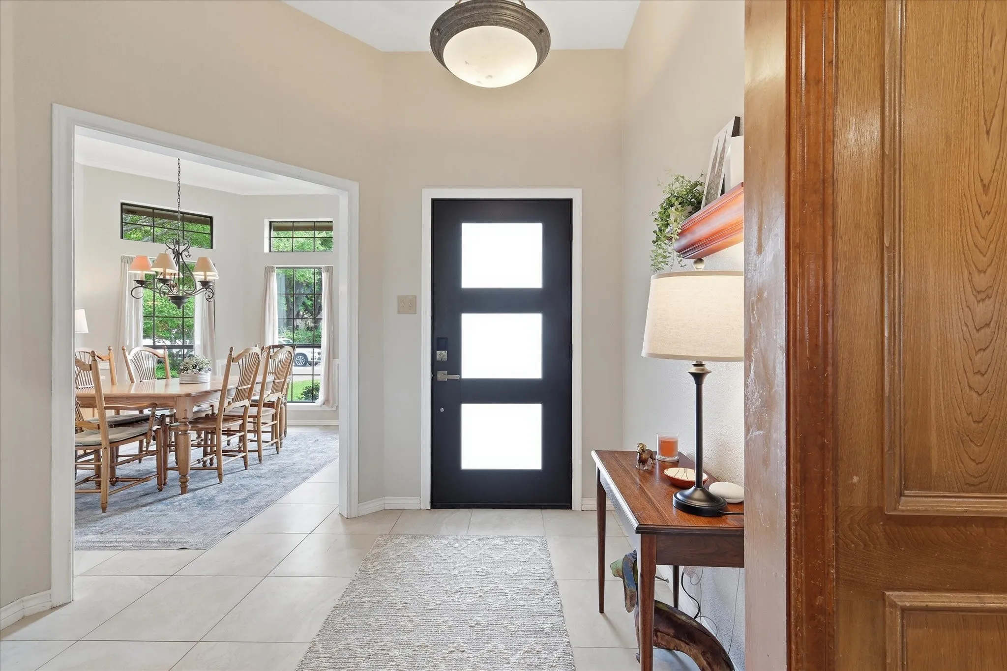 Roomy entrance into this inviting home.