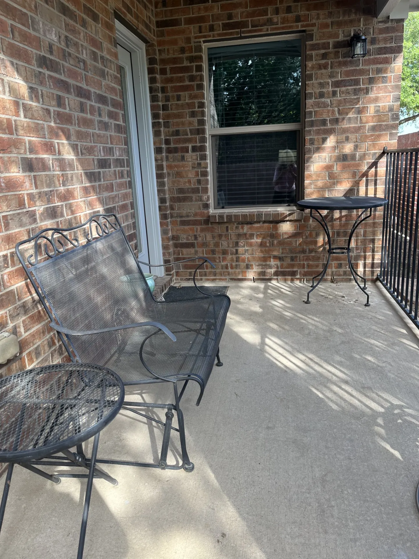 Back patio.