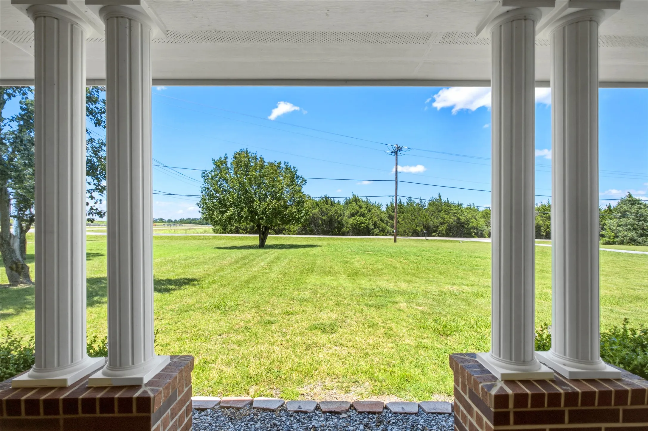 Beautiful view from front porch