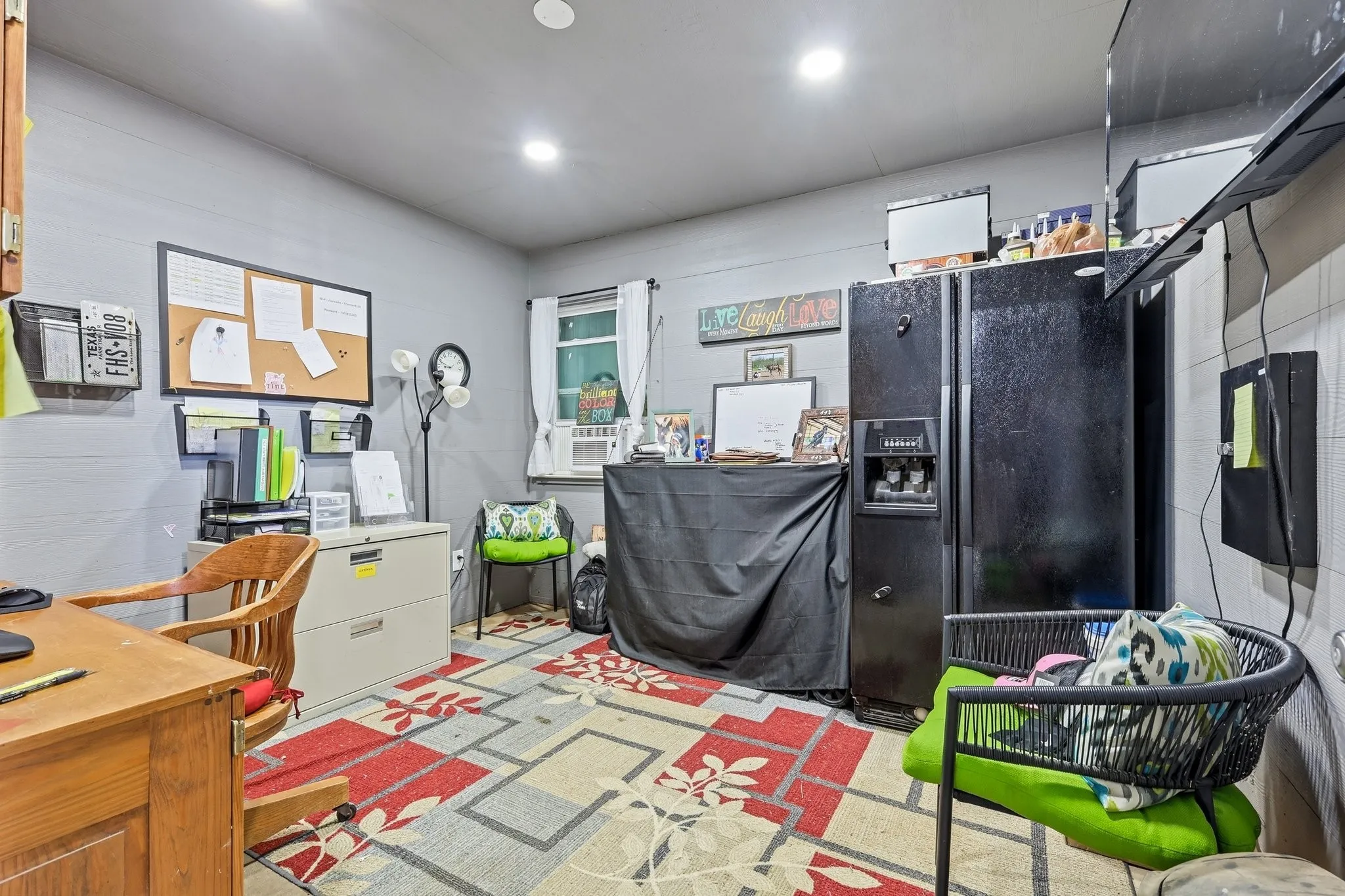 office in barn