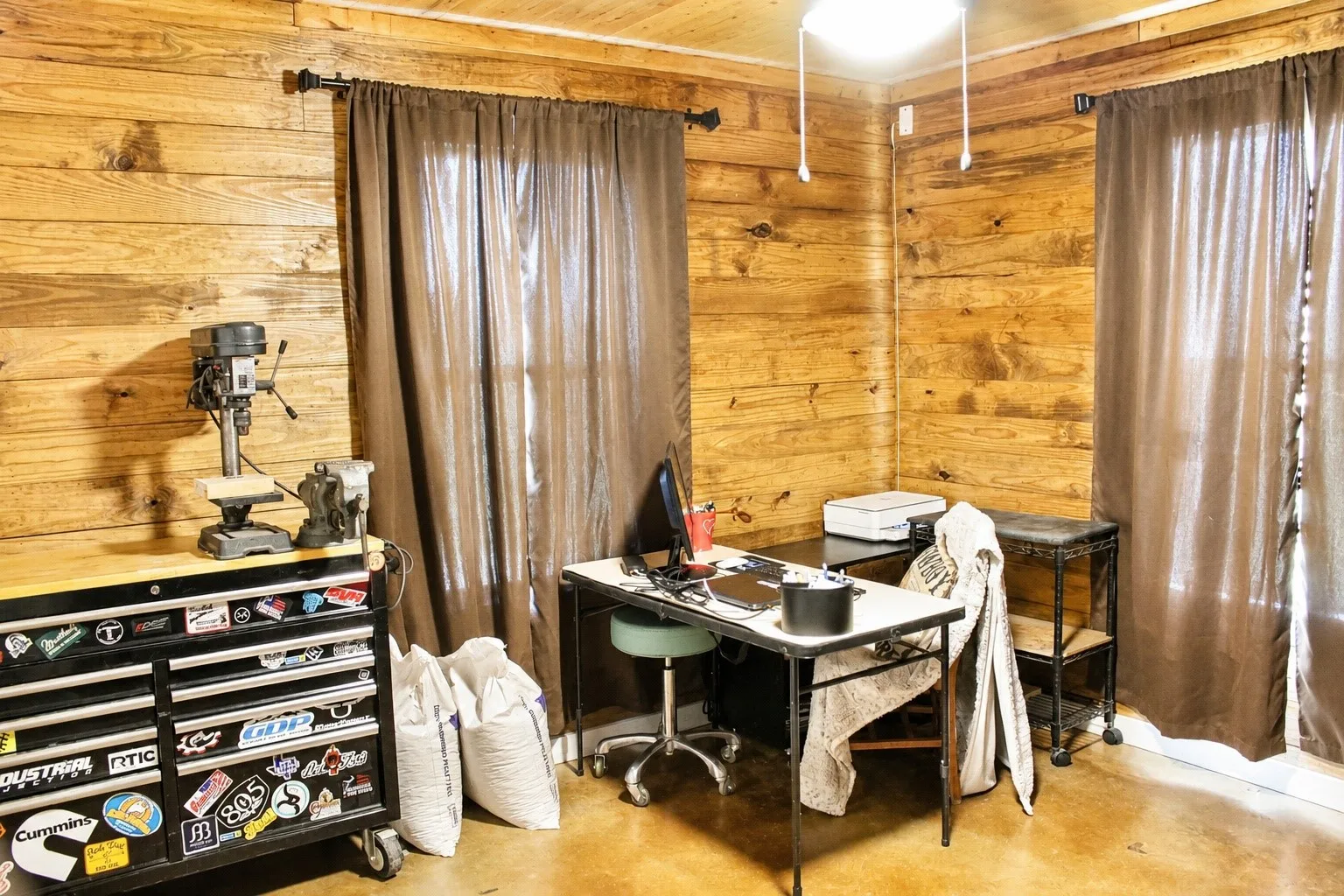Third bedroom used as office