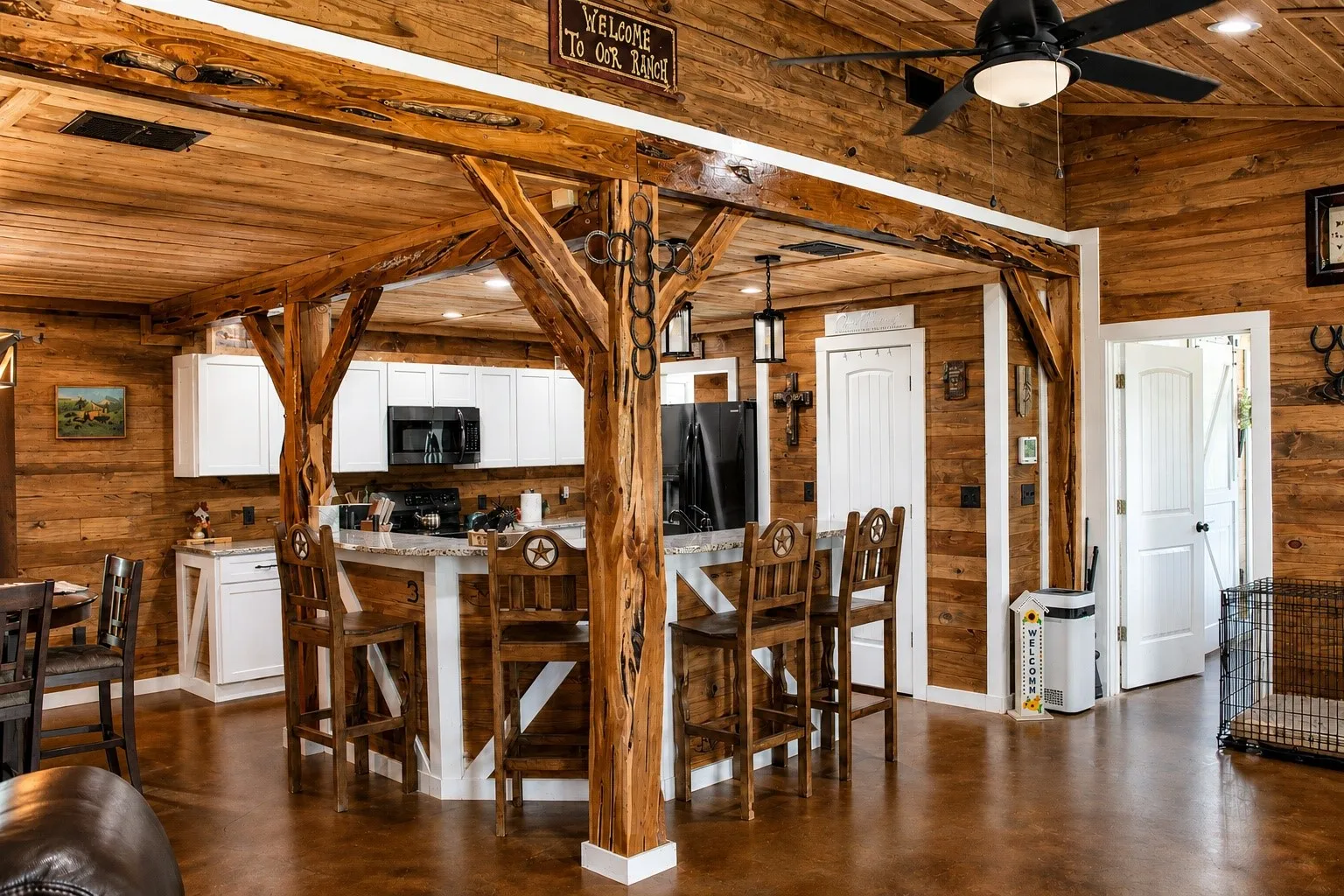 Open Concept living room/kitchen