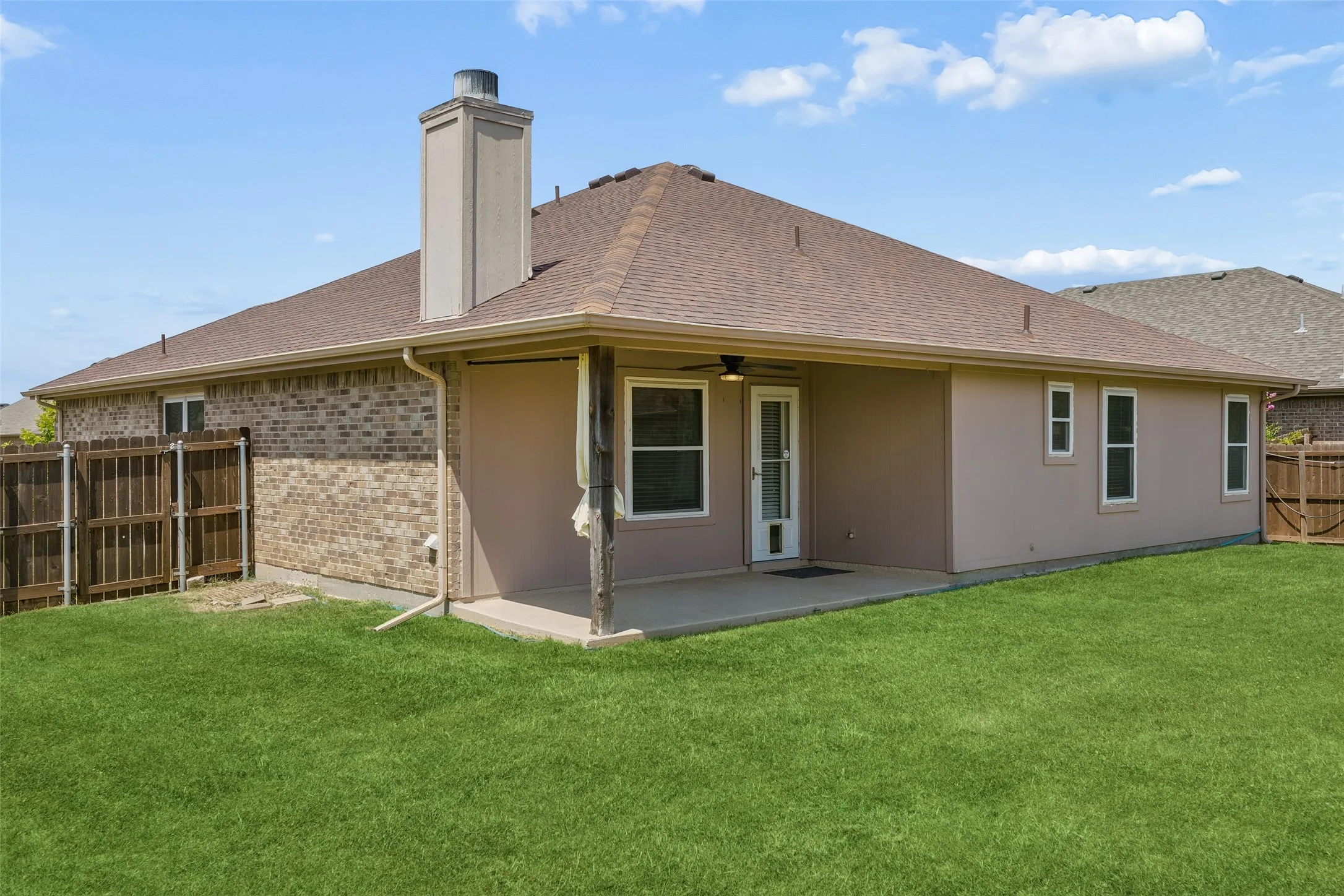 From the covered patio to the expansive backyard, this outdoor space offers the perfect combination of comfort, privacy, and room to create lasting memories.