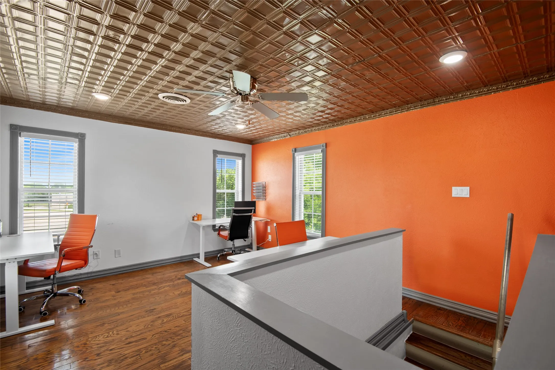 View of loft.
