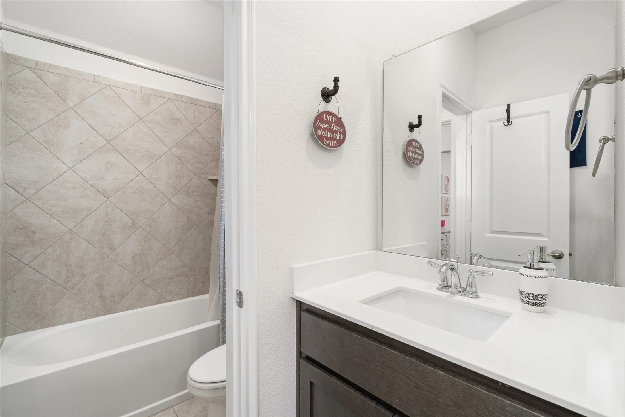 Jack and Jill Bathroom shared by Upstairs Bedrooms 3 and 4.