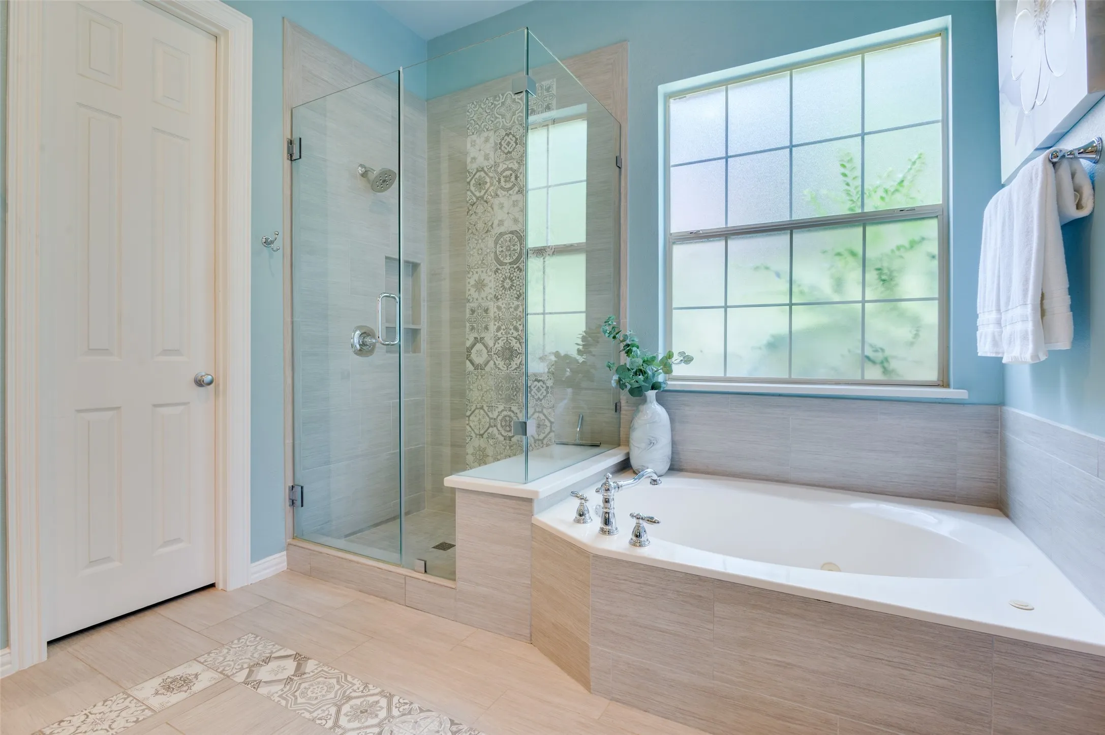 Thoughtfully updated primary bath