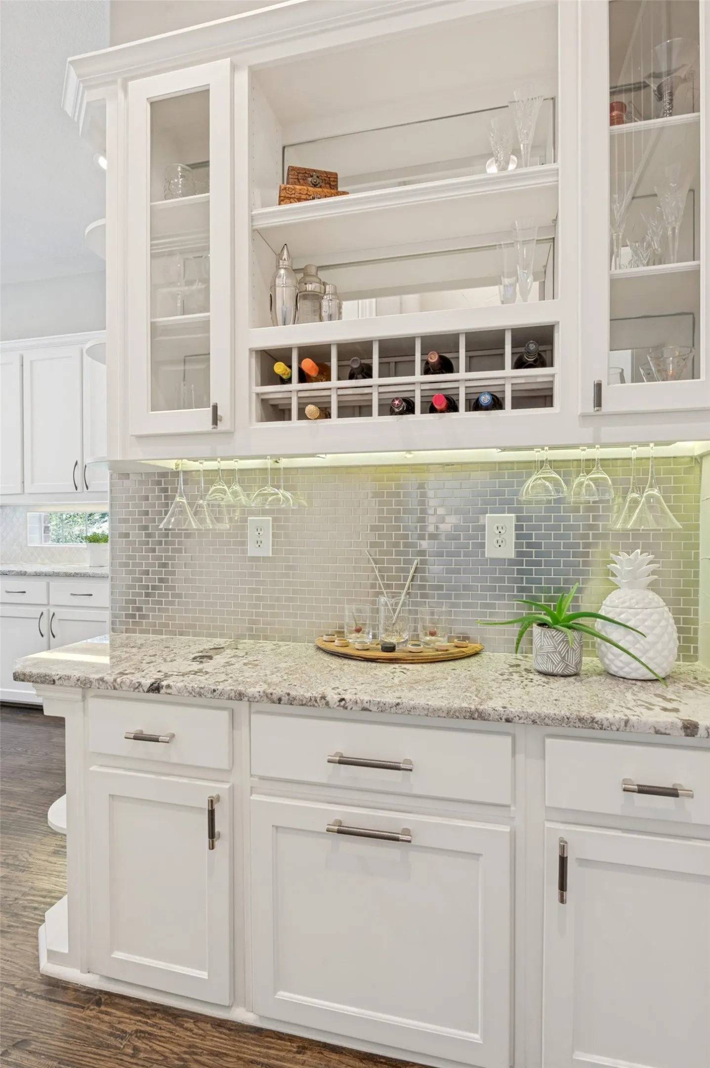 This area is right off the kitchen and near the pantry
