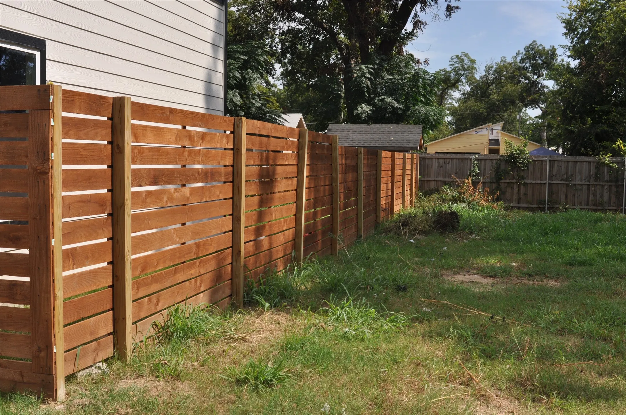 Fenced on 3 sides already