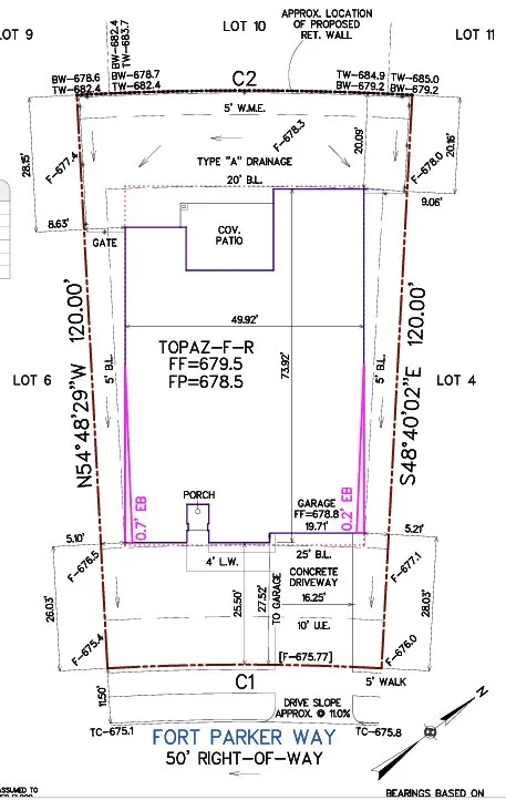 6804 Fort Parker Way - Plot Plan