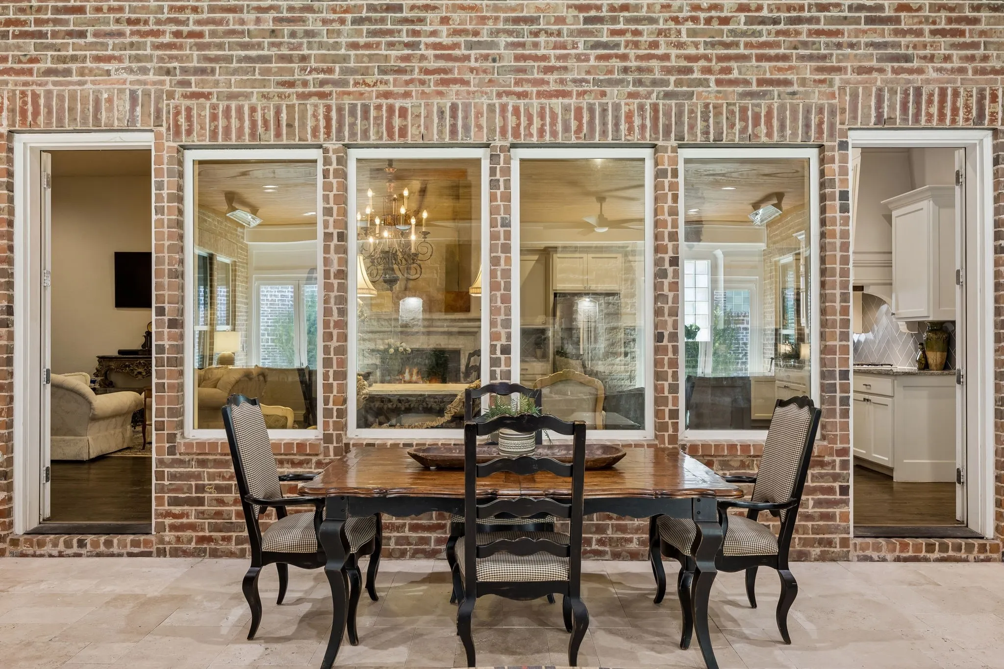 Additional dining area could fit a very large family gathering.
