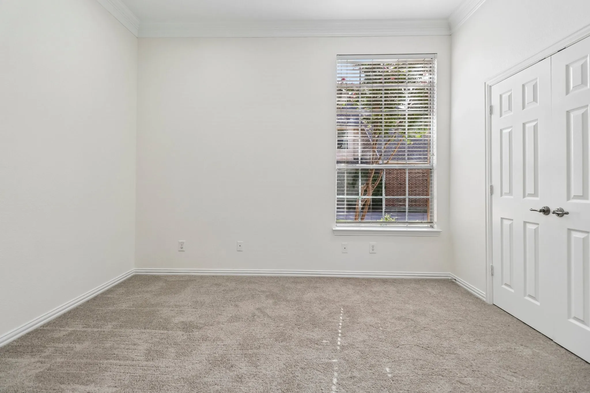 Flex room downstairs can be used as a fifth bedroom or study.