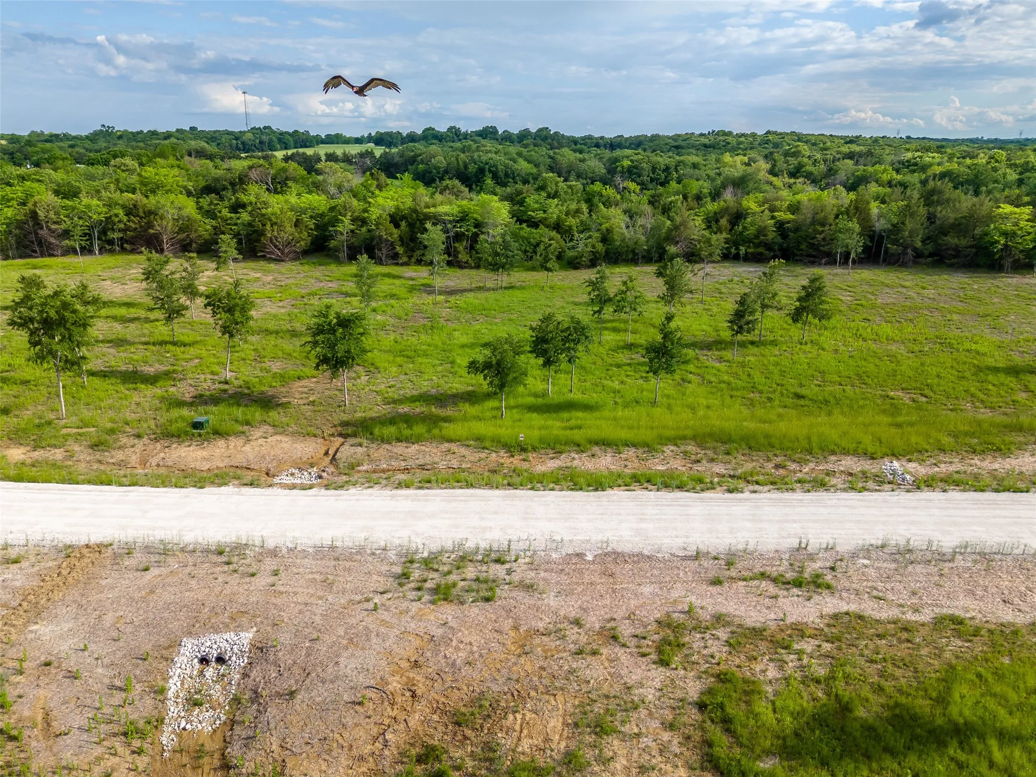 Drone view of Lot 144