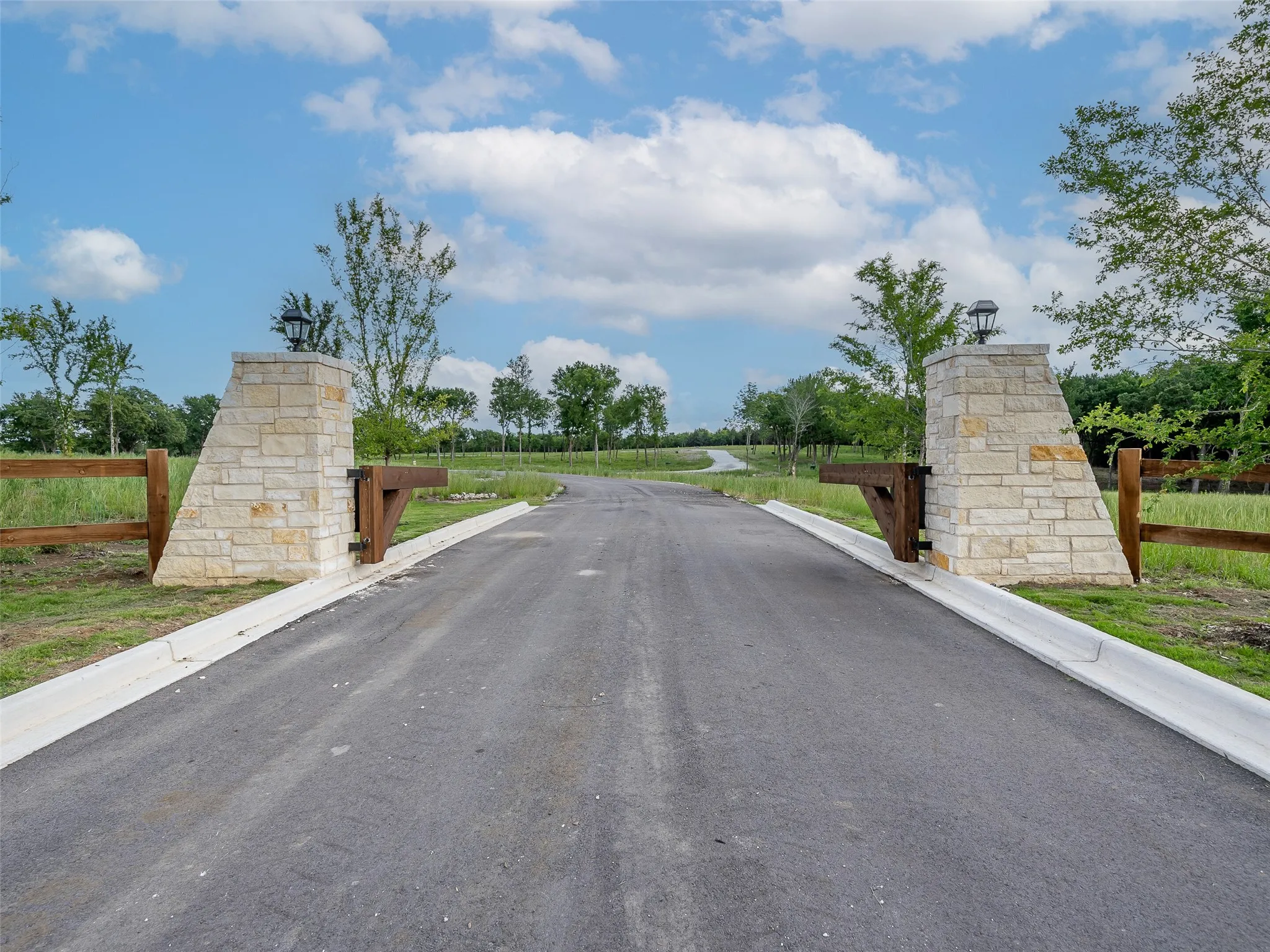 Gated entrance to Five Points