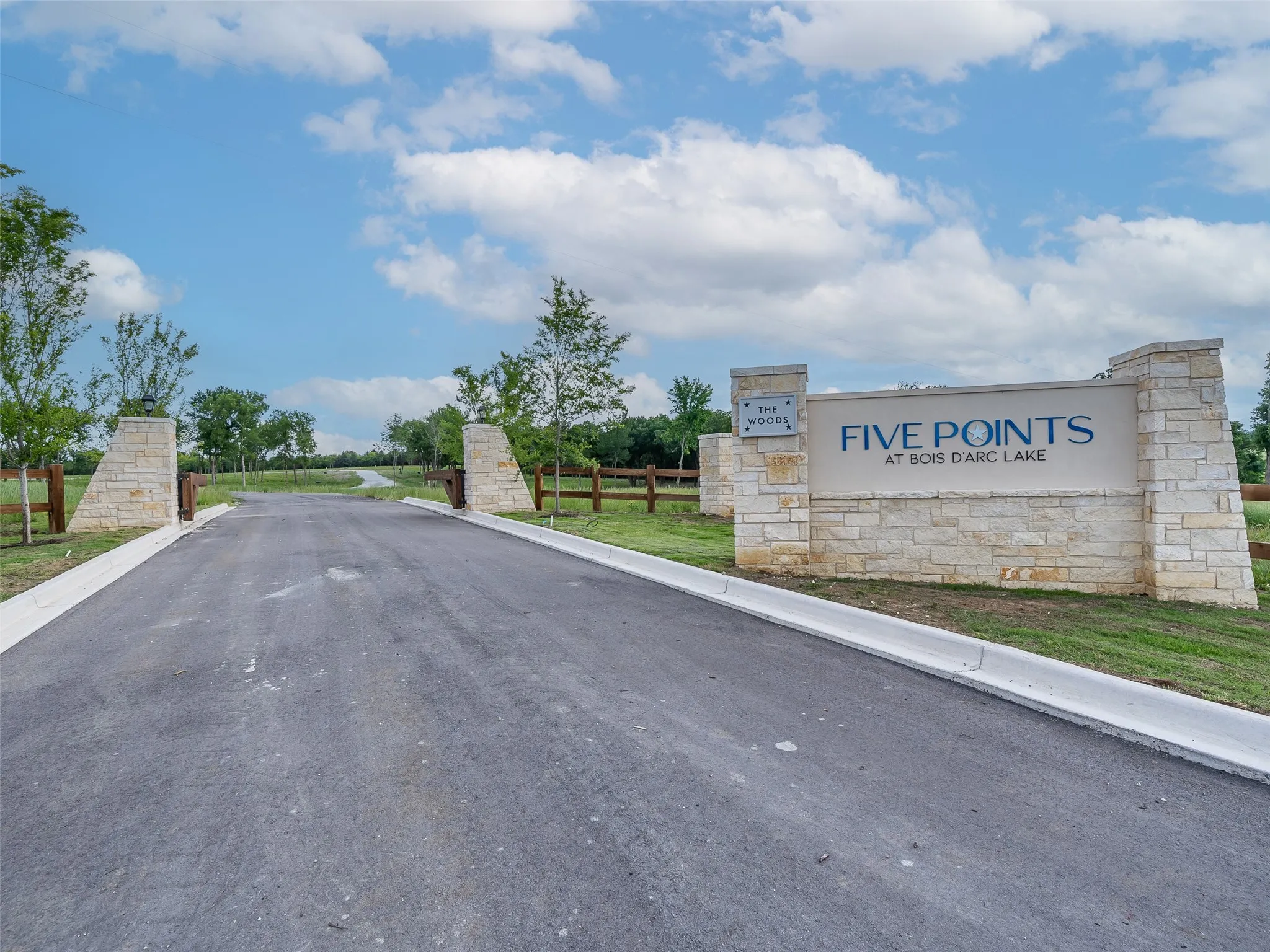 Gated entrance to Five Points