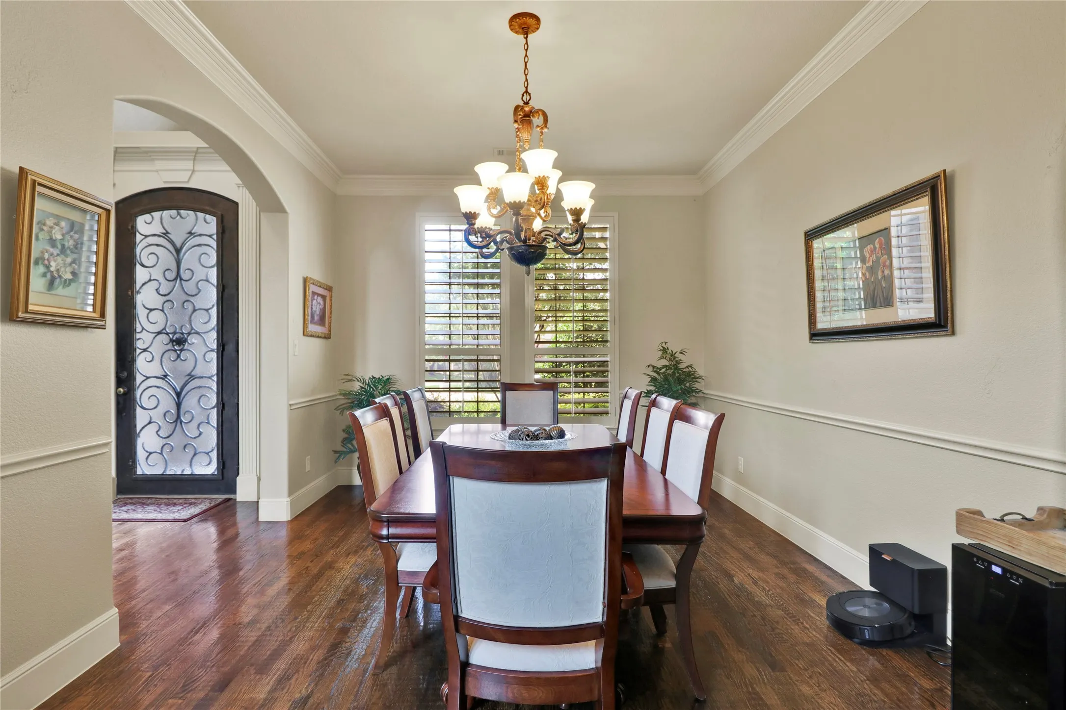 Formal dining room.