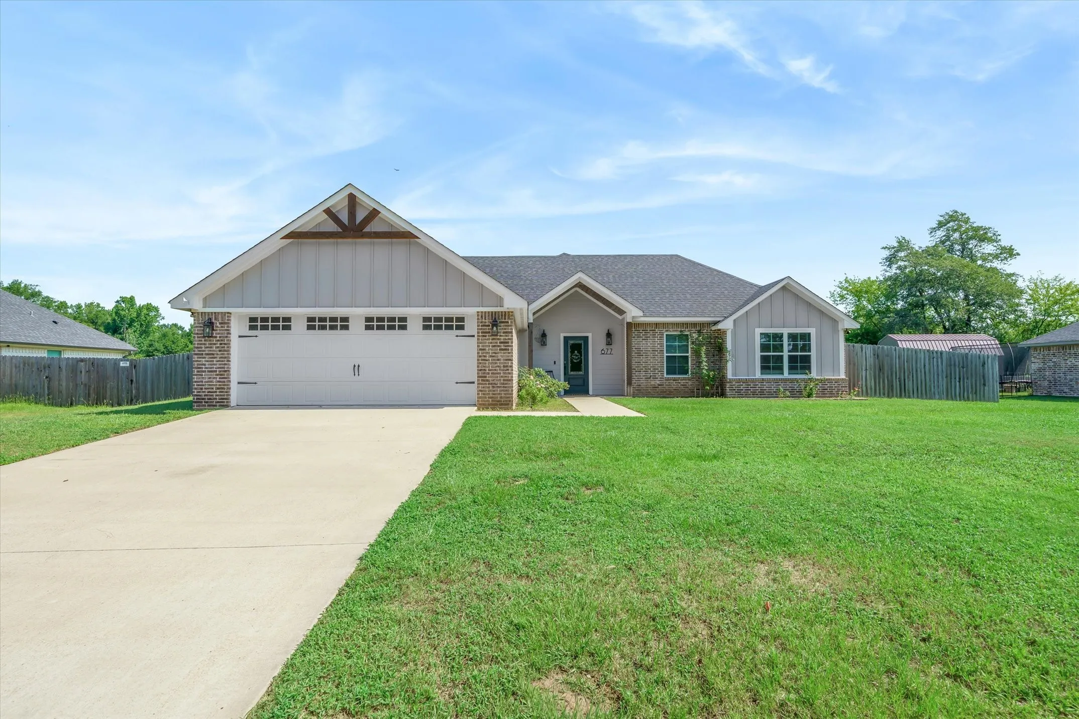 Single Family Residence For Sale in Van Zandt County , 677 Oklahoma Street, Van, Texas 75790, 4 Bedroom, 2 Bathroom, 2 Garage spaces, 1,516 Sqft, built in 2021, mls#21324015, Real Estate Agent in Van, Homes For Sale in Van Zandt county, Homes For Sale in Van, Realtor in Van Texas, Real Estate Brokerage Independent Realty Texas, Luminita Cordes Realtor