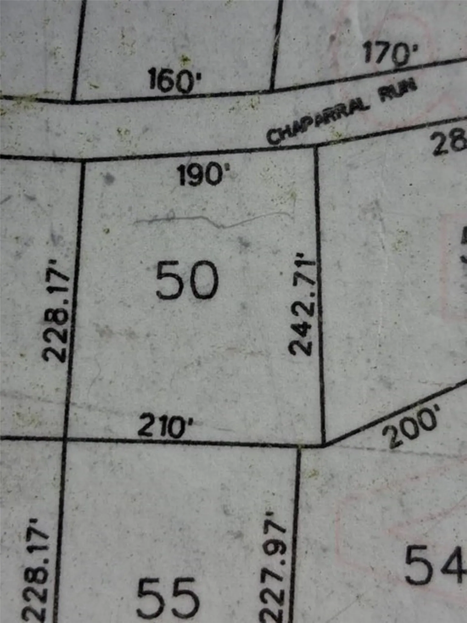 Lot 50 platt map