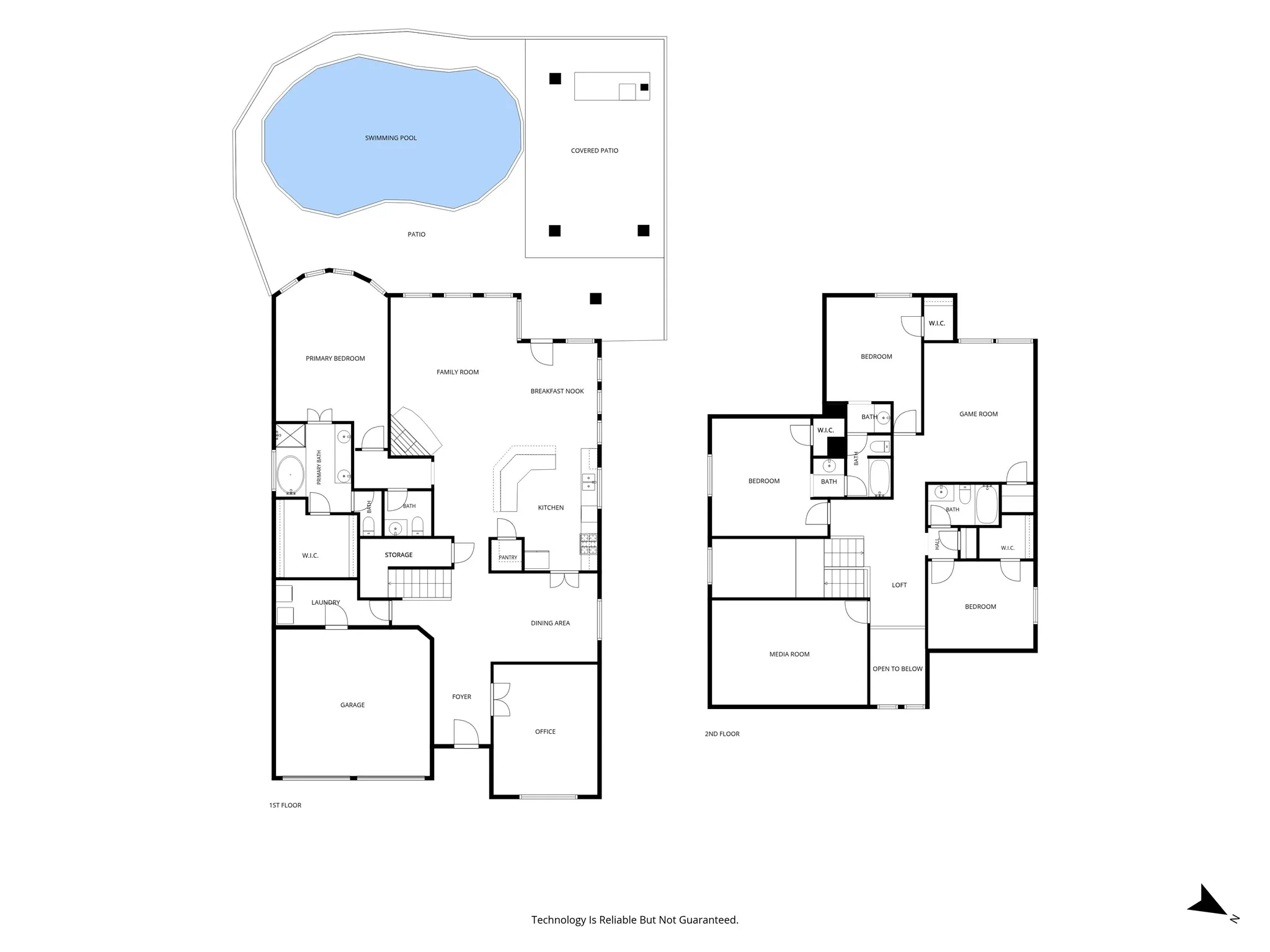Floor plan is deemed highly reliable but not guaranteed.
