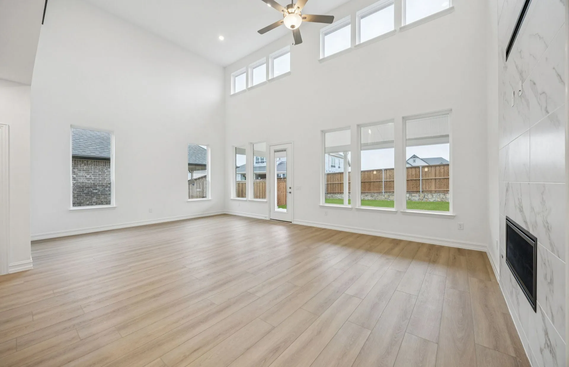 *Floorplan representation, not actual home - Spacious gathering room with large windows