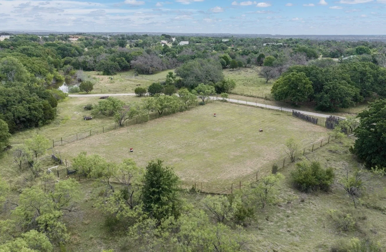 Cleared field for barrel racing