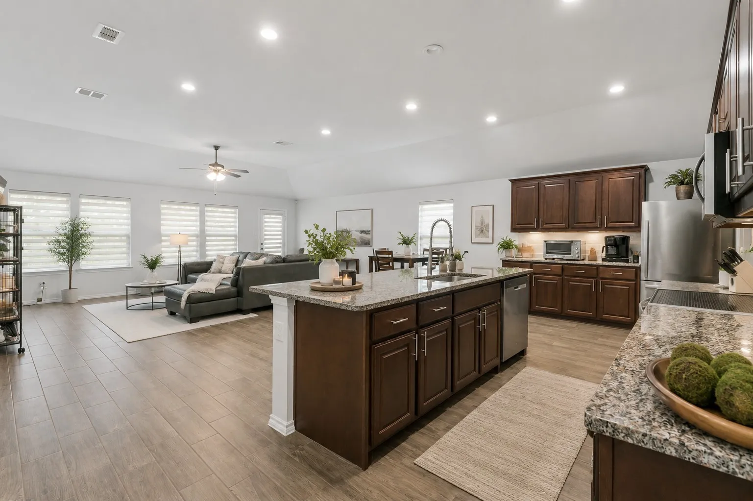 Open Floor plan with lots of natural light