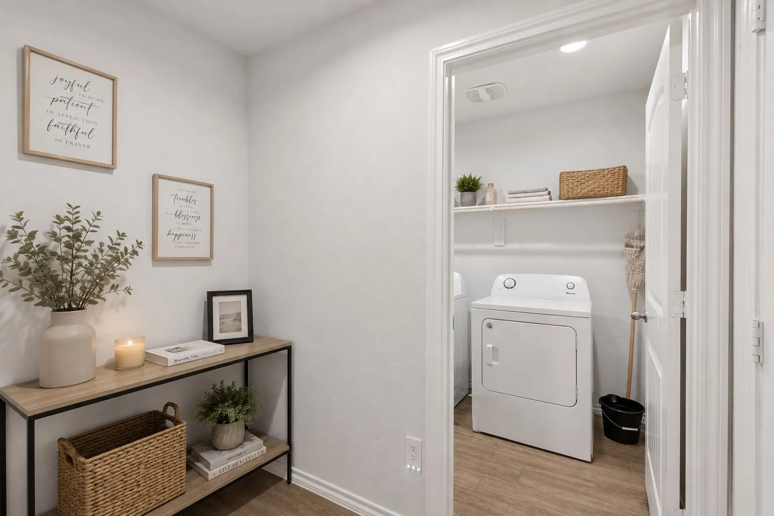 Laundry and extra space