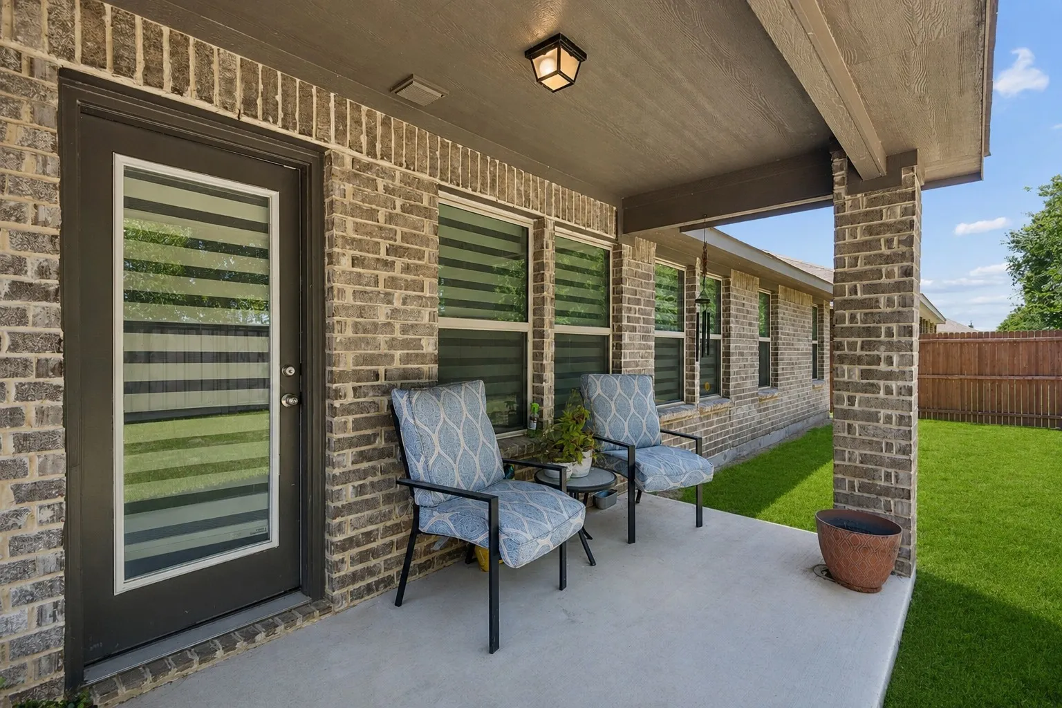 Wonderful covered patio