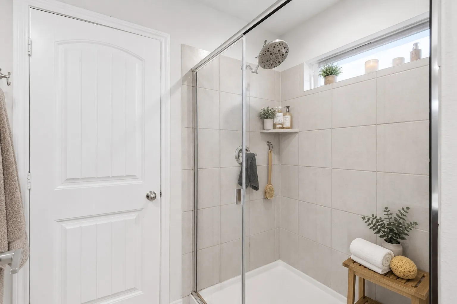 Walking shower