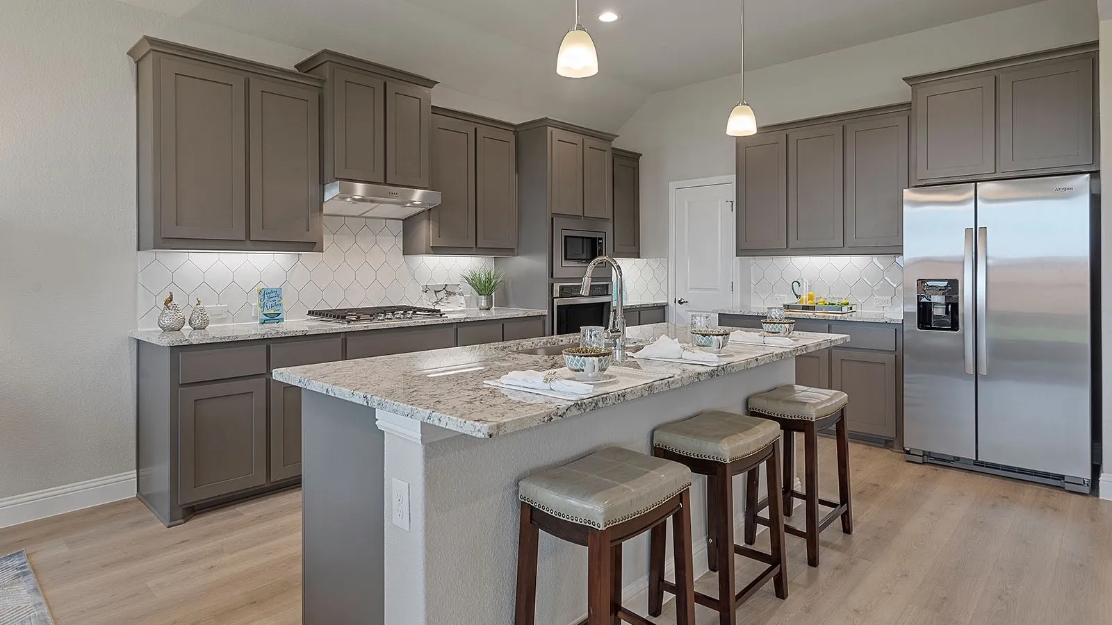 Kitchen - All Home and community information, including pricing, included features, terms, availability and amenities, are subject to change at any time without notice or obligation. All Drawings, pictures, photographs, video, square footages, floor plans, elevations, features, colors and sizes are approximate for illustration purposes only and will vary from the homes as built.
