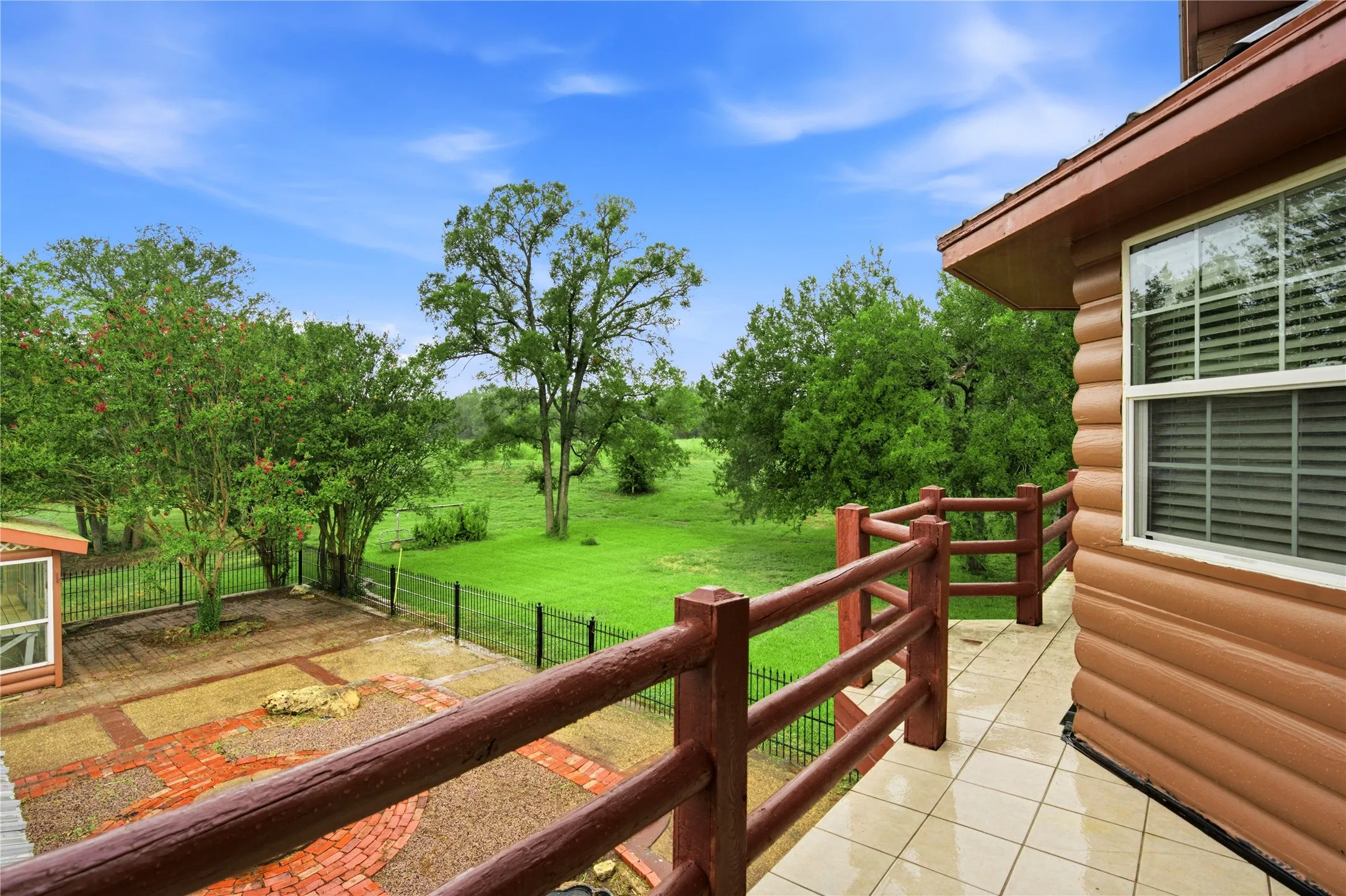 One of the 2nd level balconies