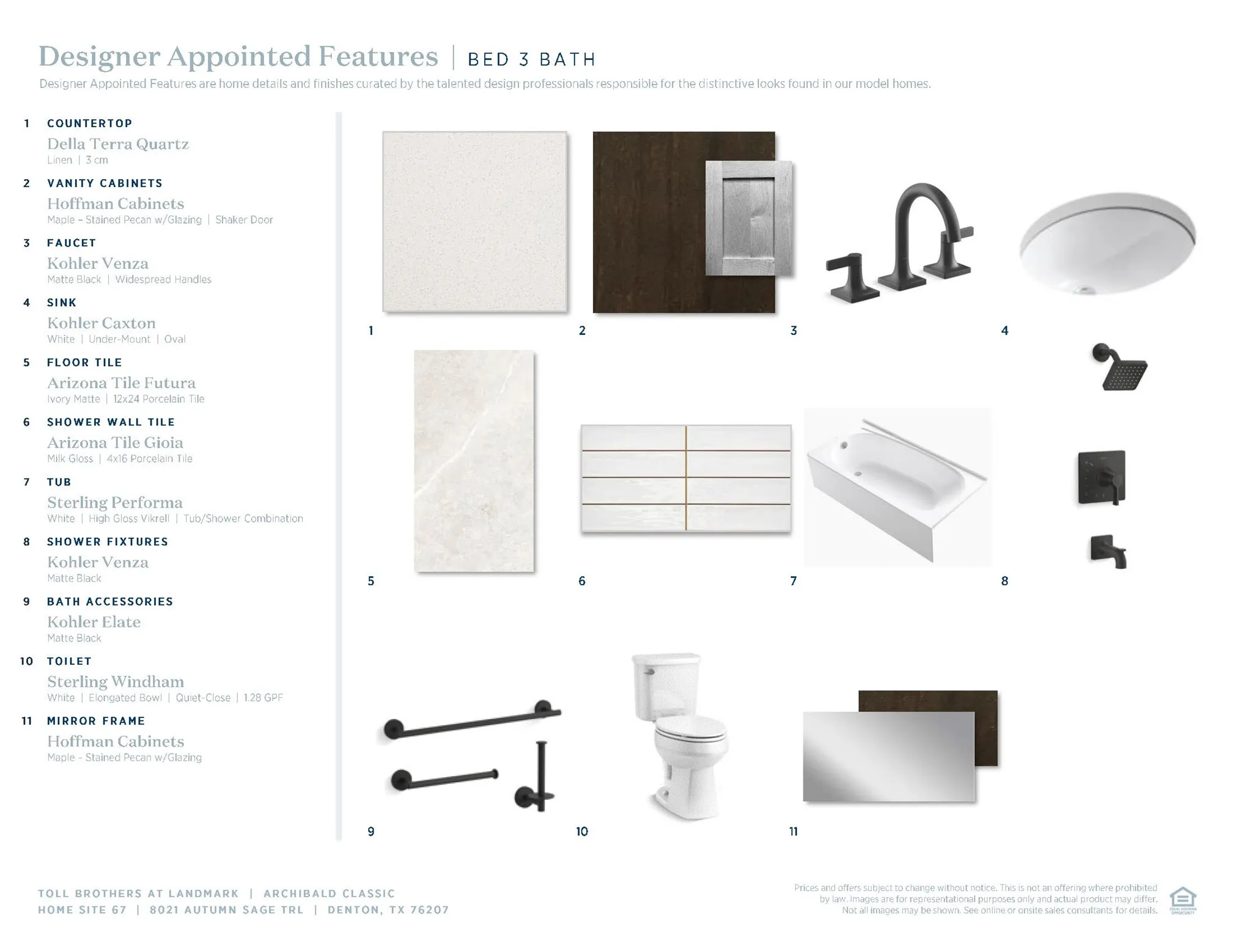 Archibald Classic-Bed 2 Bath Selection
