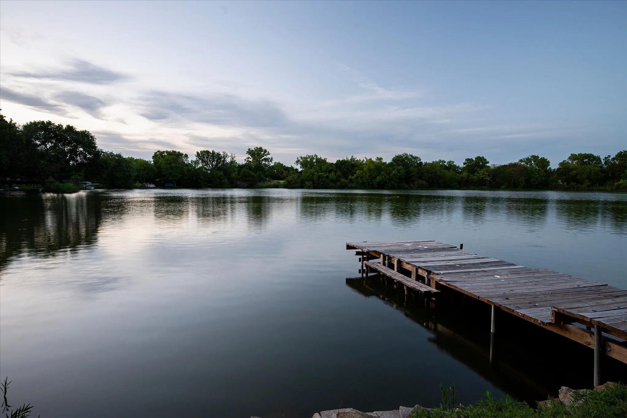 Watch beautiful sunsets from your own dock or backyard.